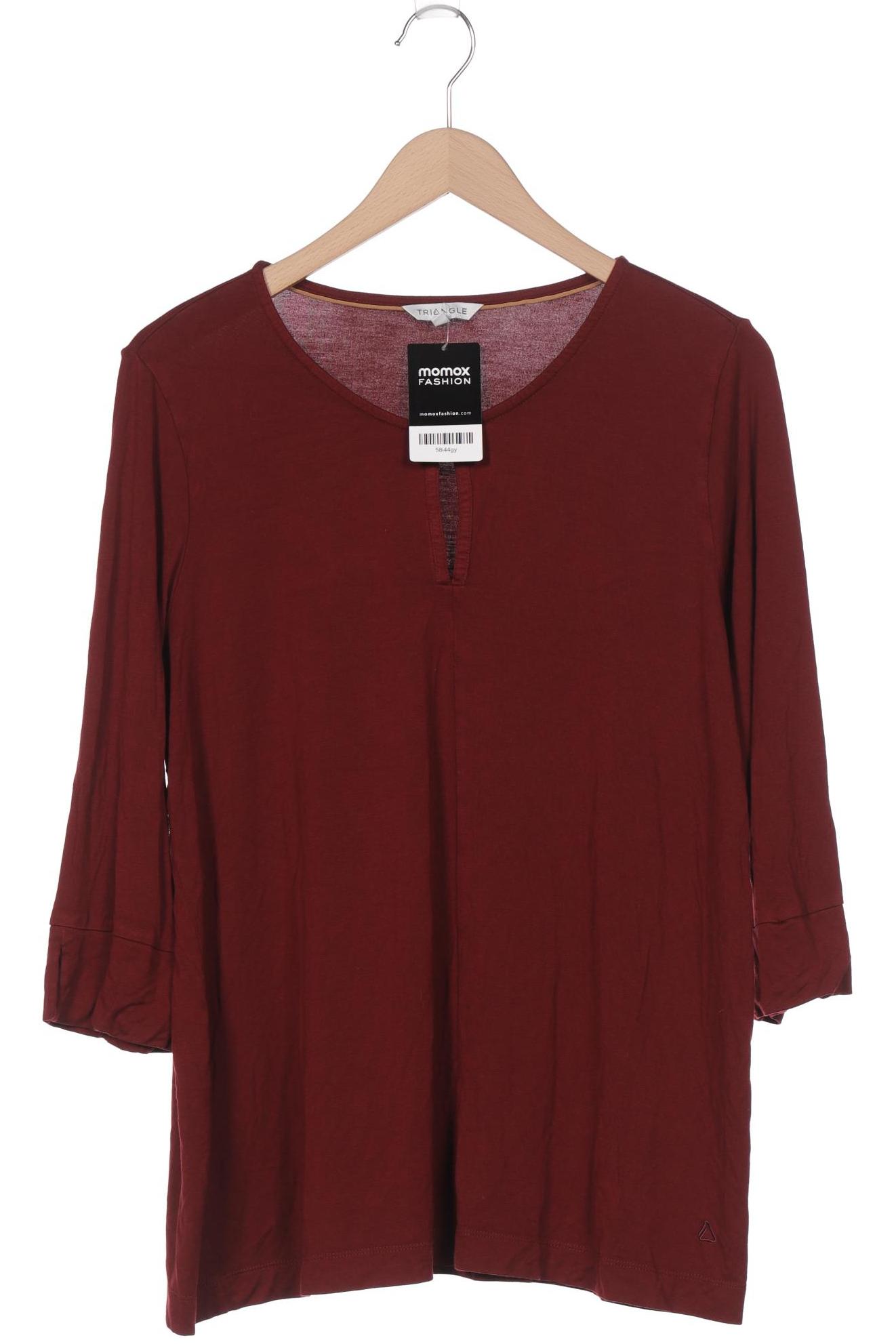 

Triangle by s.Oliver Damen Langarmshirt, bordeaux