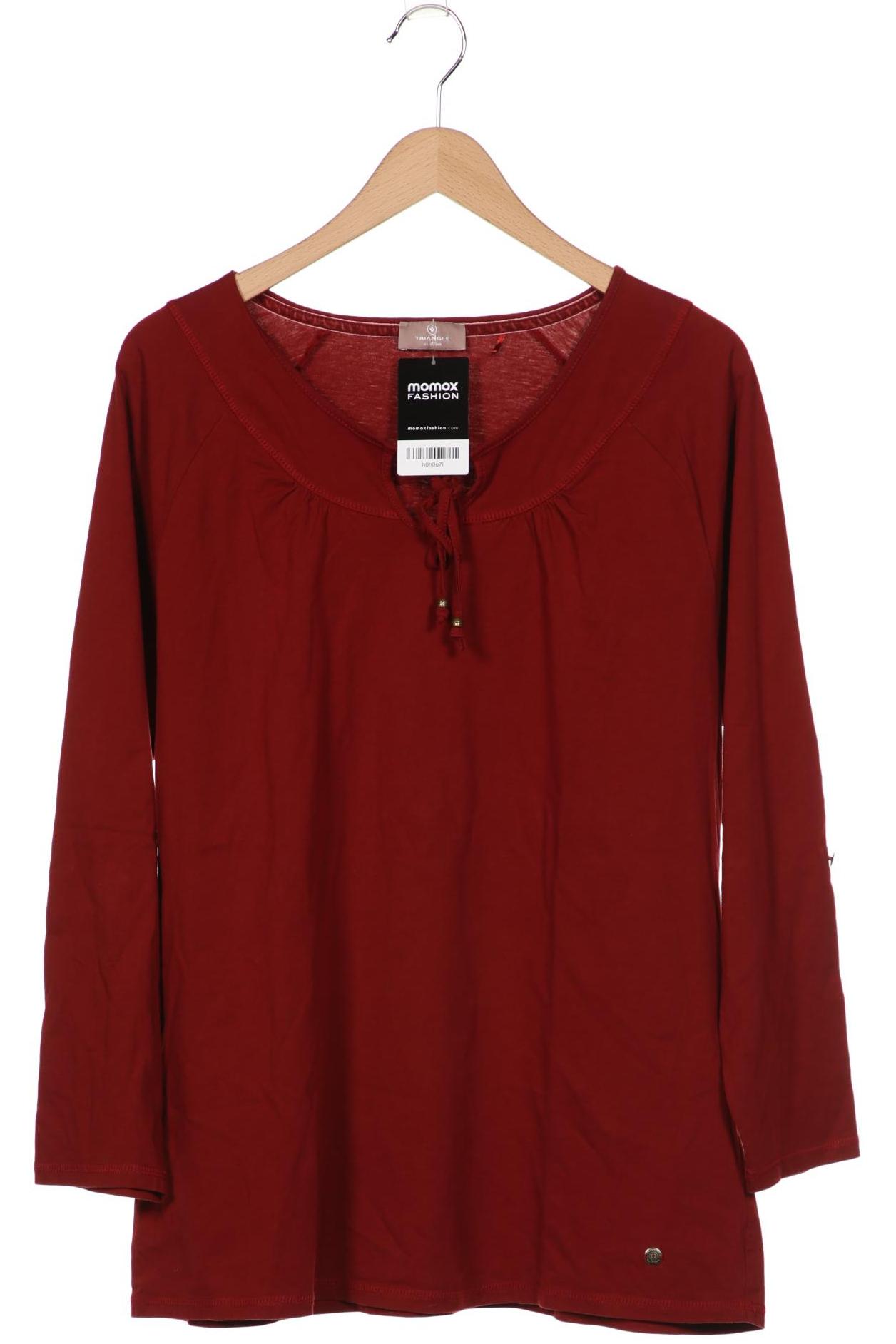 

Triangle by s.Oliver Damen Langarmshirt, bordeaux