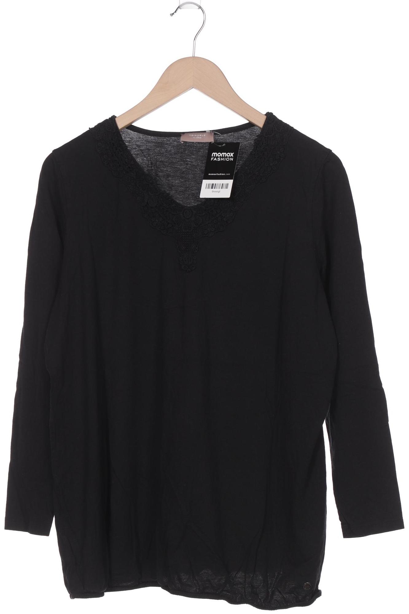 

Triangle by s.Oliver Damen Langarmshirt, schwarz