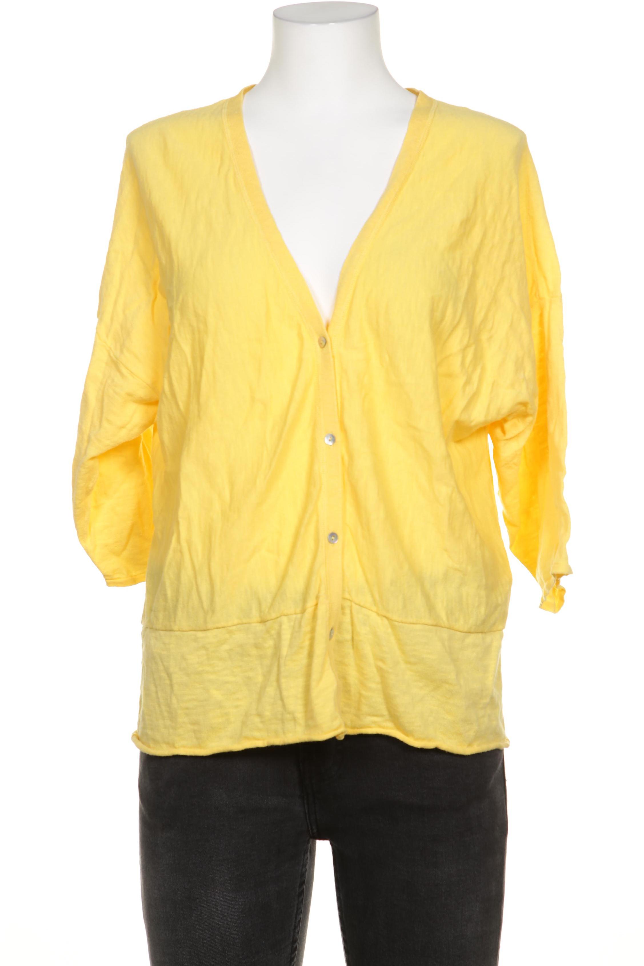 

Triangle Damen Strickjacke, gelb, Gr. 42