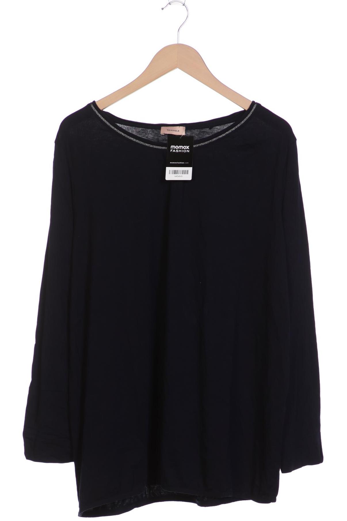

Triangle by s.Oliver Damen Langarmshirt, marineblau