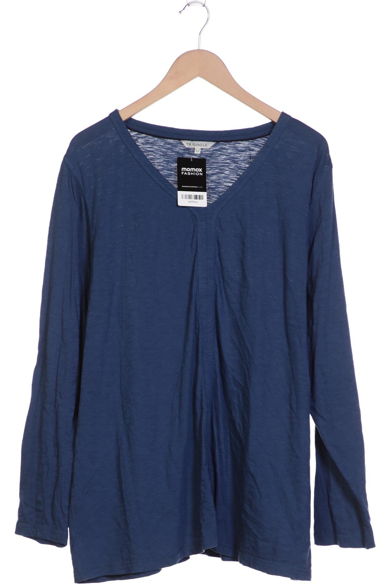 

Triangle by s.Oliver Damen Langarmshirt, blau