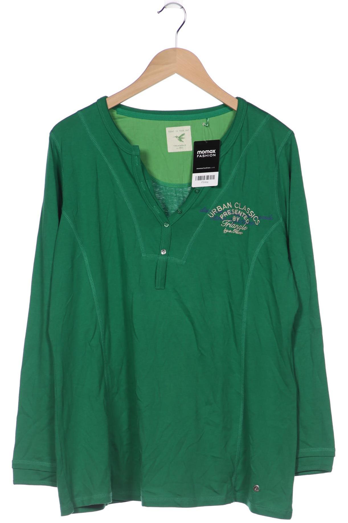 

Triangle by s.Oliver Damen Langarmshirt, grün