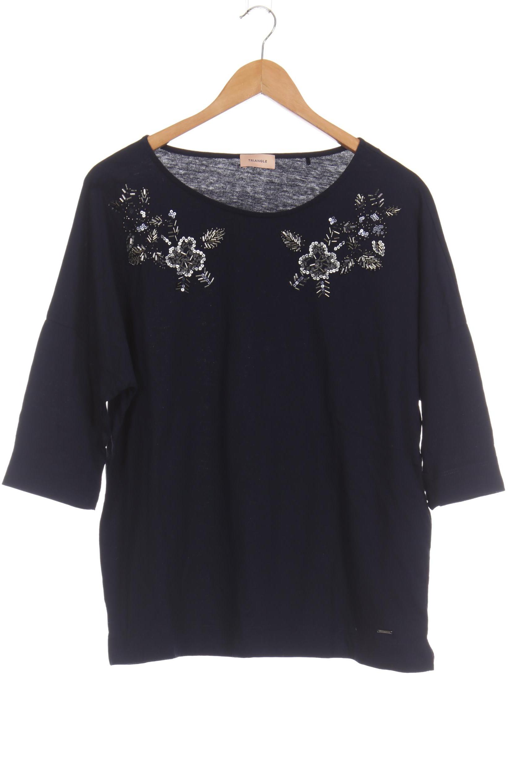 

Triangle Damen Langarmshirt, blau, Gr. 44