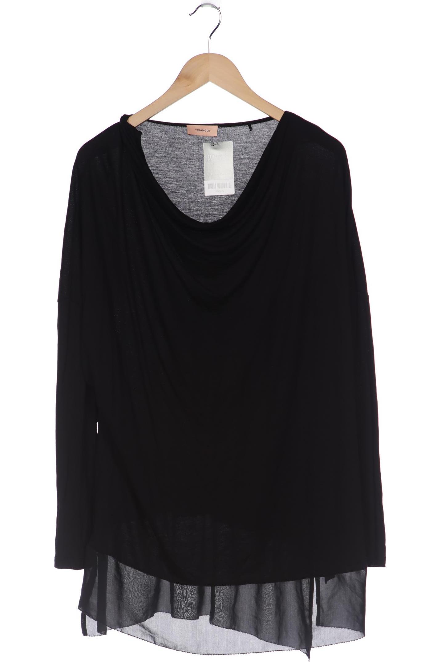 

Triangle by s.Oliver Damen Langarmshirt, schwarz