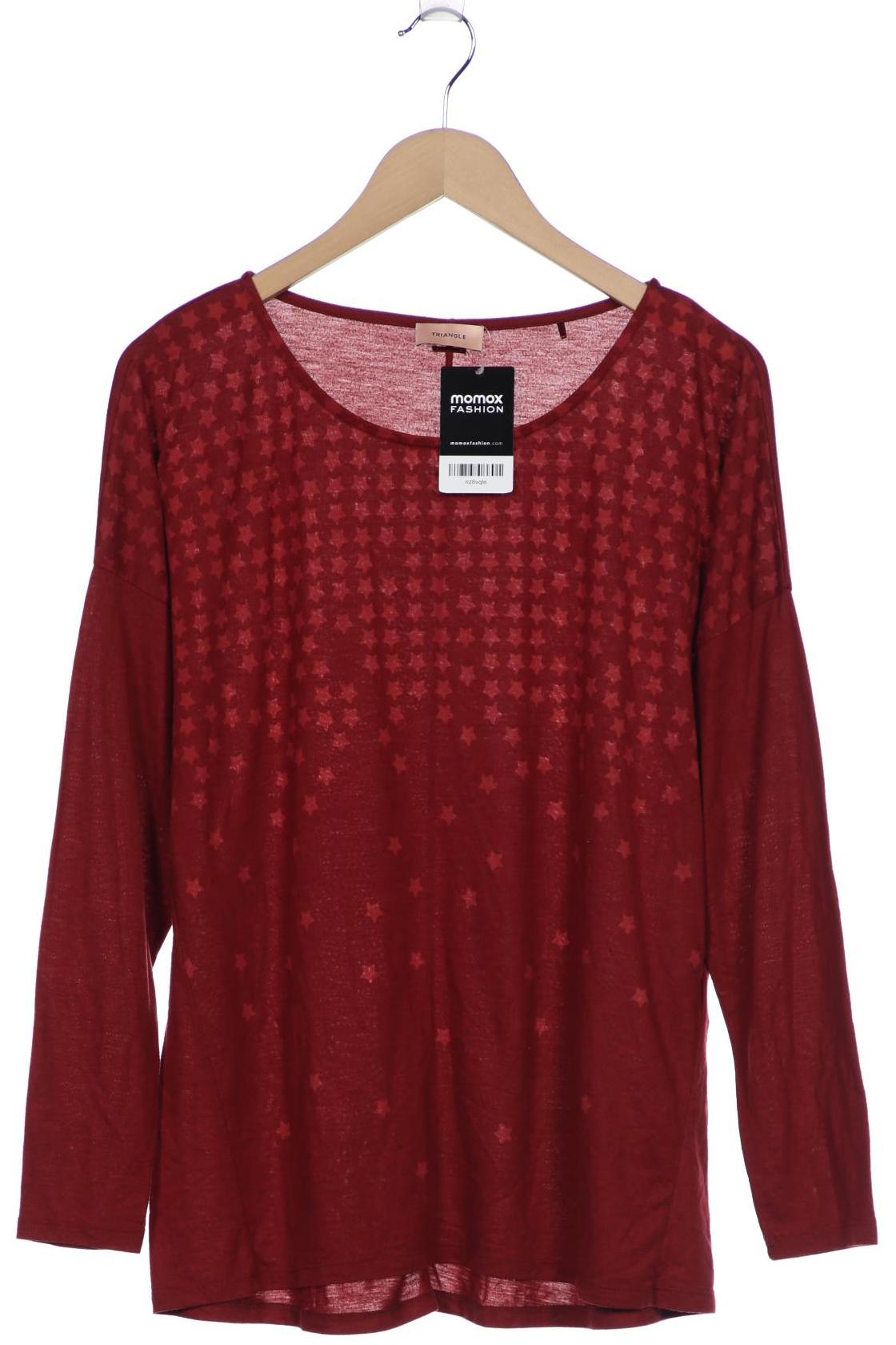 

Triangle by s.Oliver Damen Langarmshirt, bordeaux