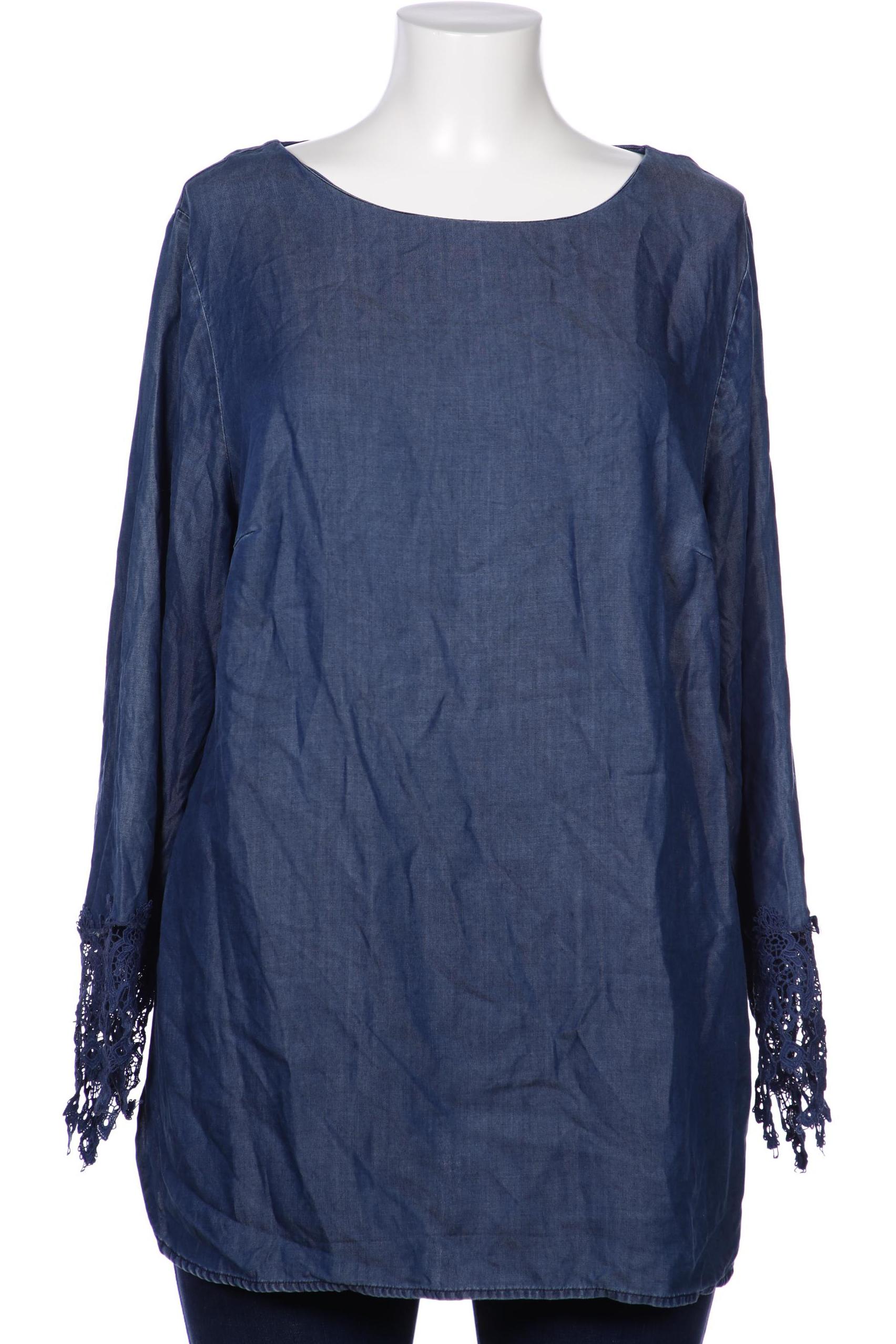 

Triangle Damen Bluse, blau, Gr. 48