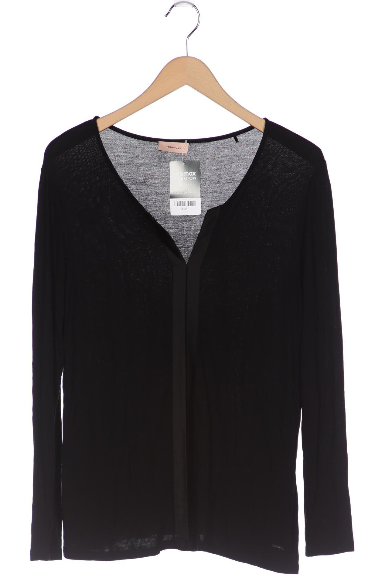

Triangle by s.Oliver Damen Langarmshirt, schwarz