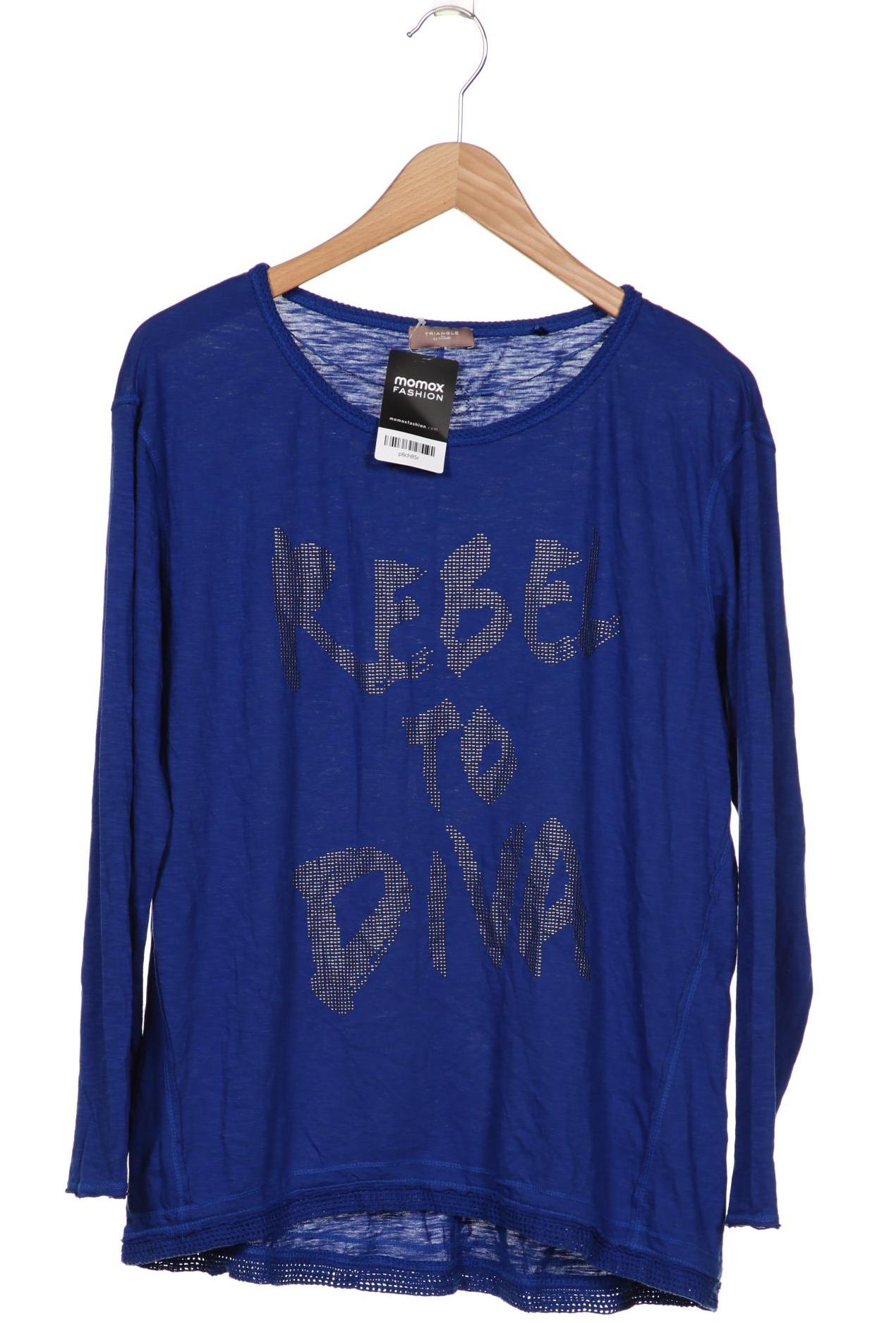 

Triangle by s.Oliver Damen Langarmshirt, marineblau