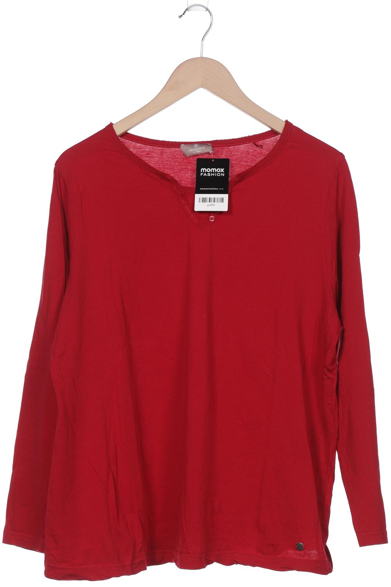 

Triangle by s.Oliver Damen Langarmshirt, rot