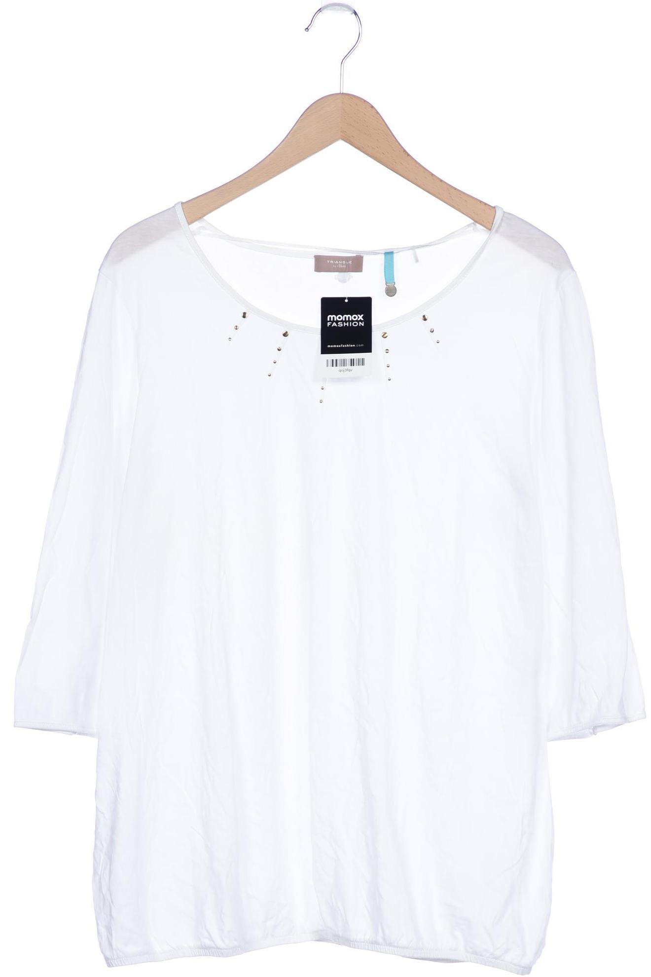 

Triangle by s.Oliver Damen Langarmshirt, weiß