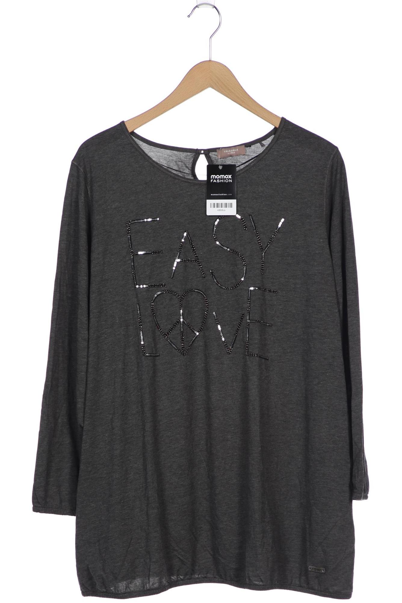 

Triangle by s.Oliver Damen Langarmshirt, grau