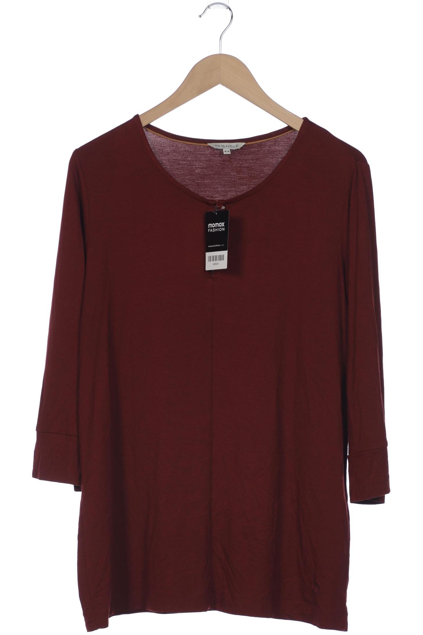

Triangle by s.Oliver Damen Langarmshirt, bordeaux