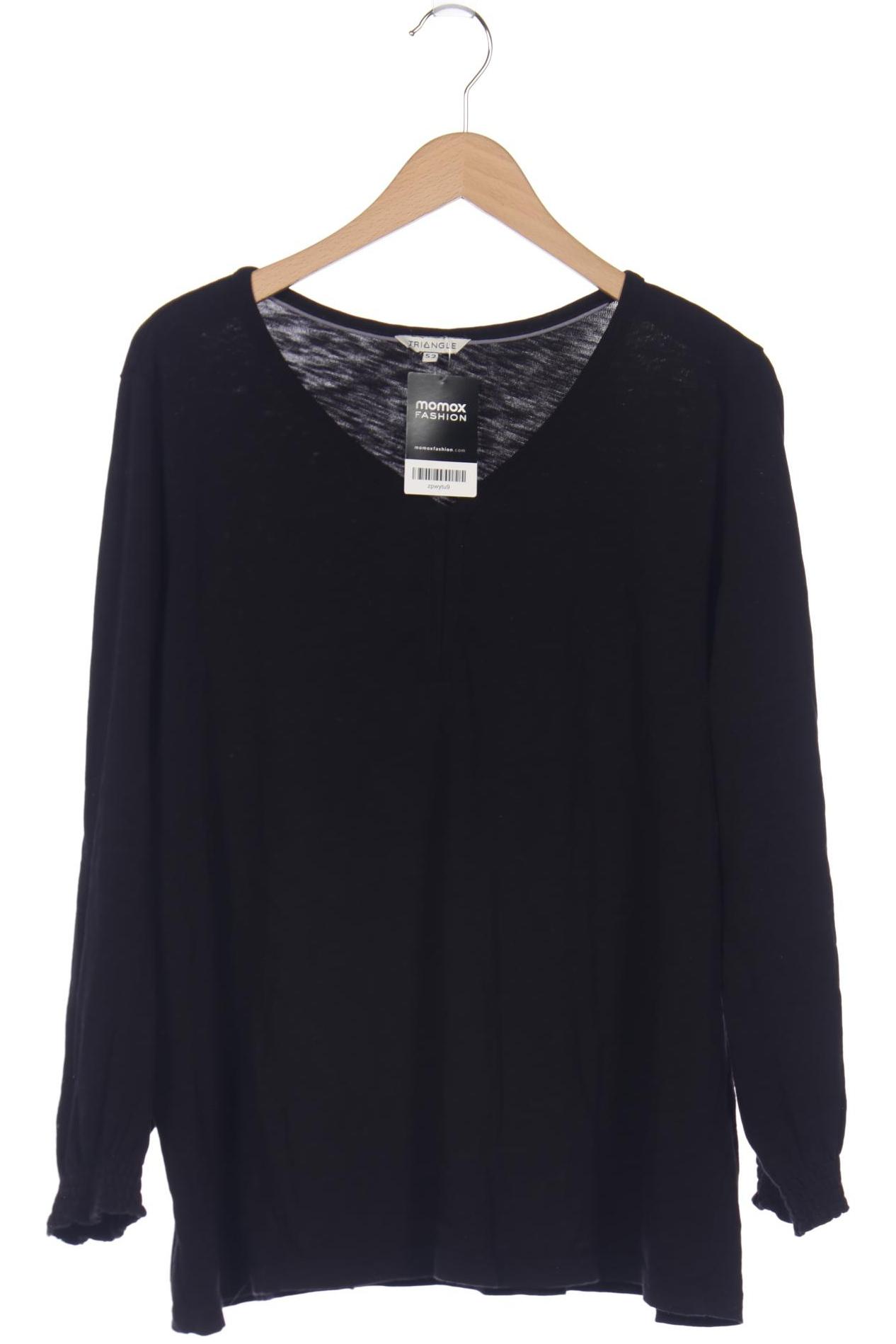 

Triangle by s.Oliver Damen Langarmshirt, schwarz