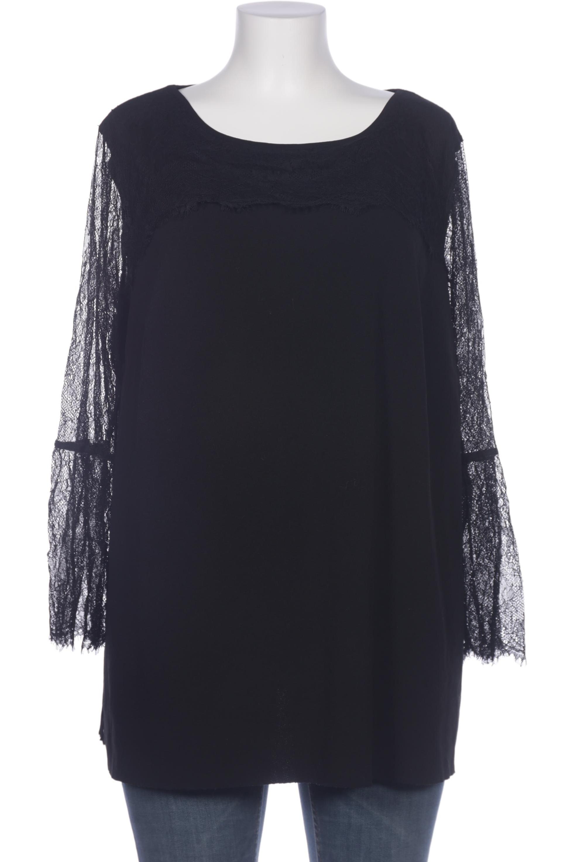 

Triangle Damen Bluse, schwarz, Gr. 48