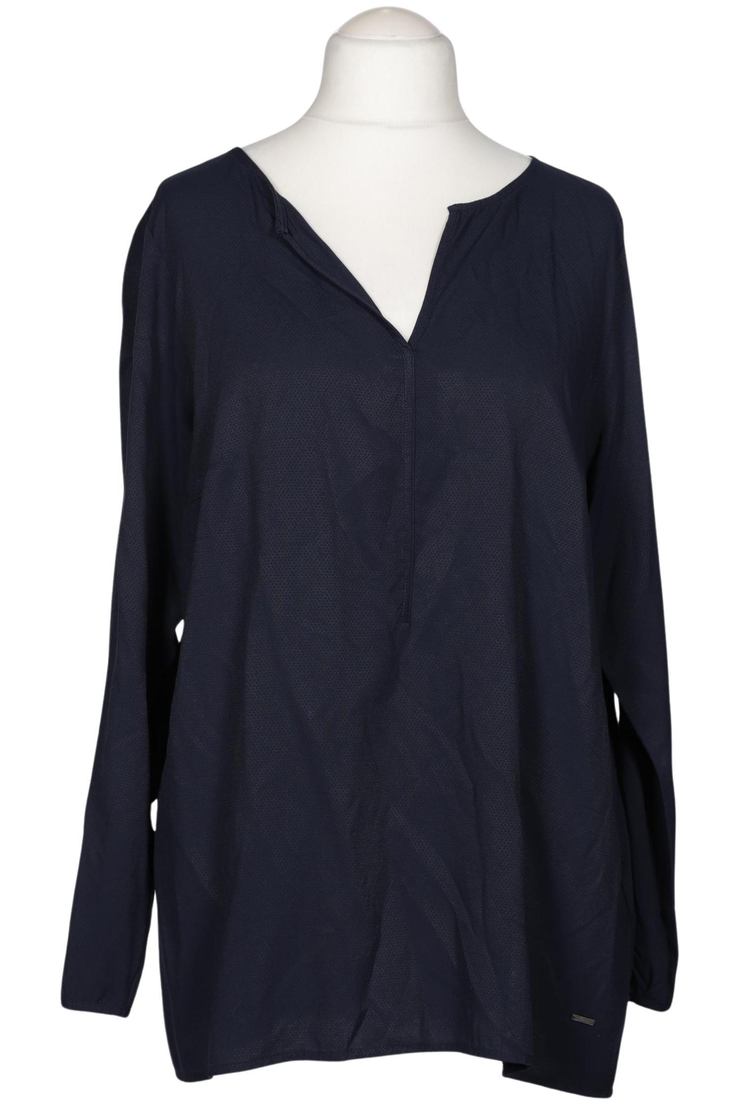 

Triangle Damen Bluse, marineblau, Gr. 46