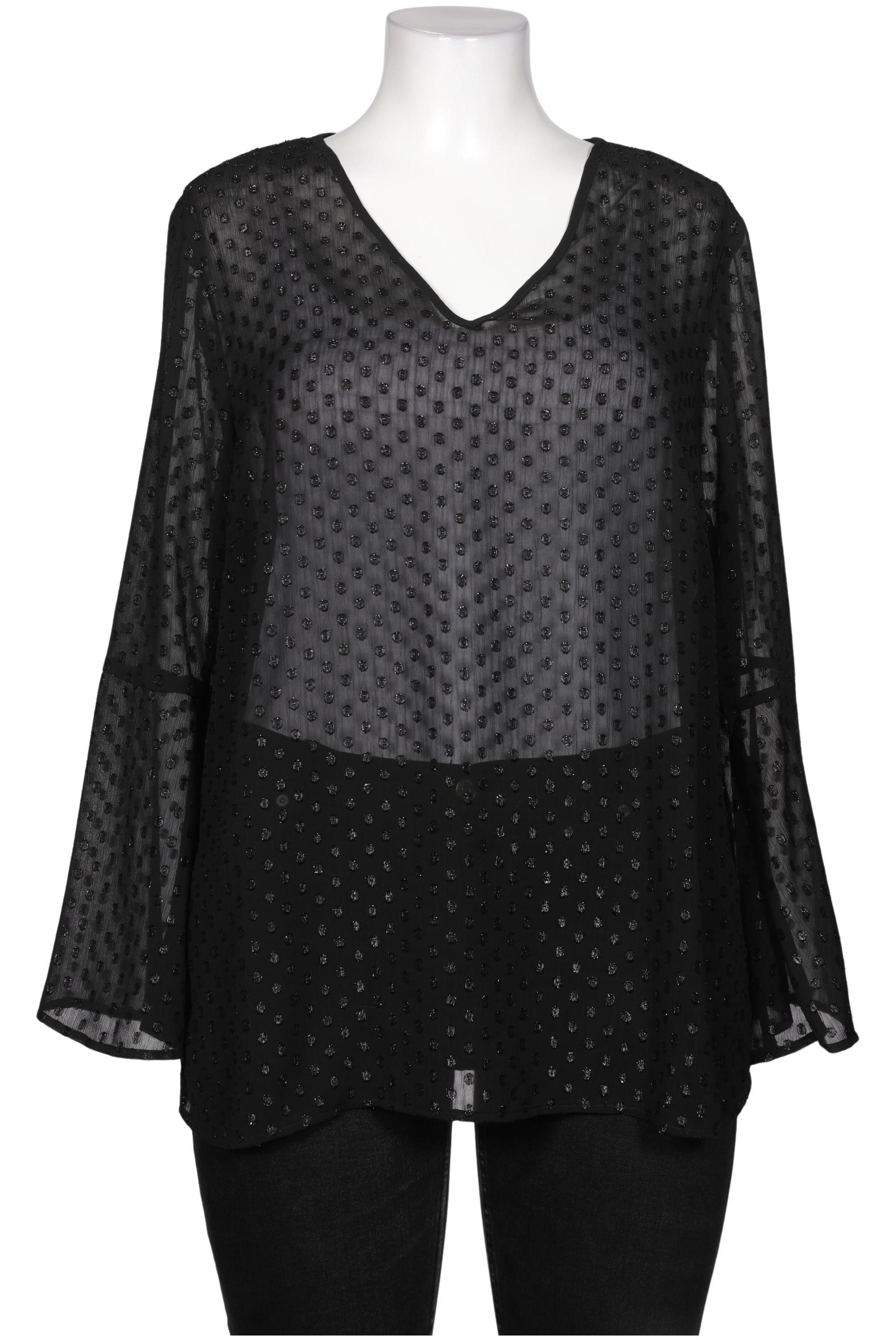 

Triangle Damen Bluse, schwarz, Gr. 44