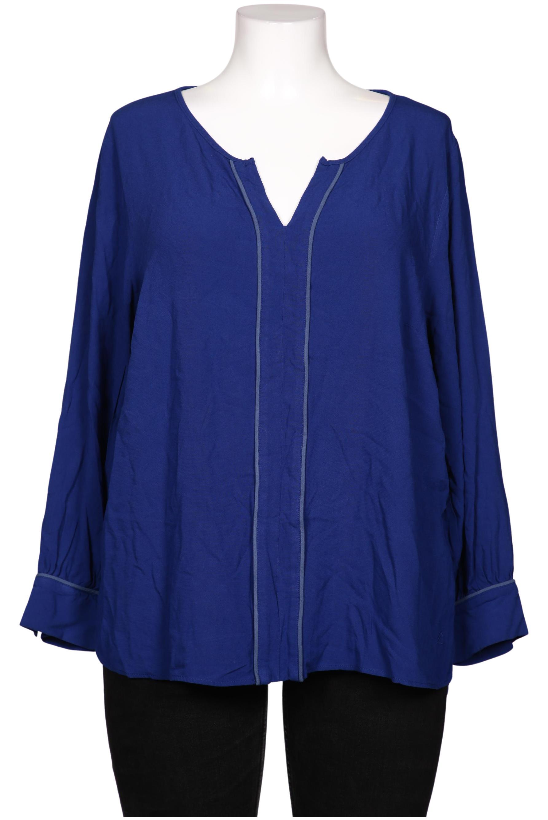 

Triangle Damen Bluse, blau, Gr. 48