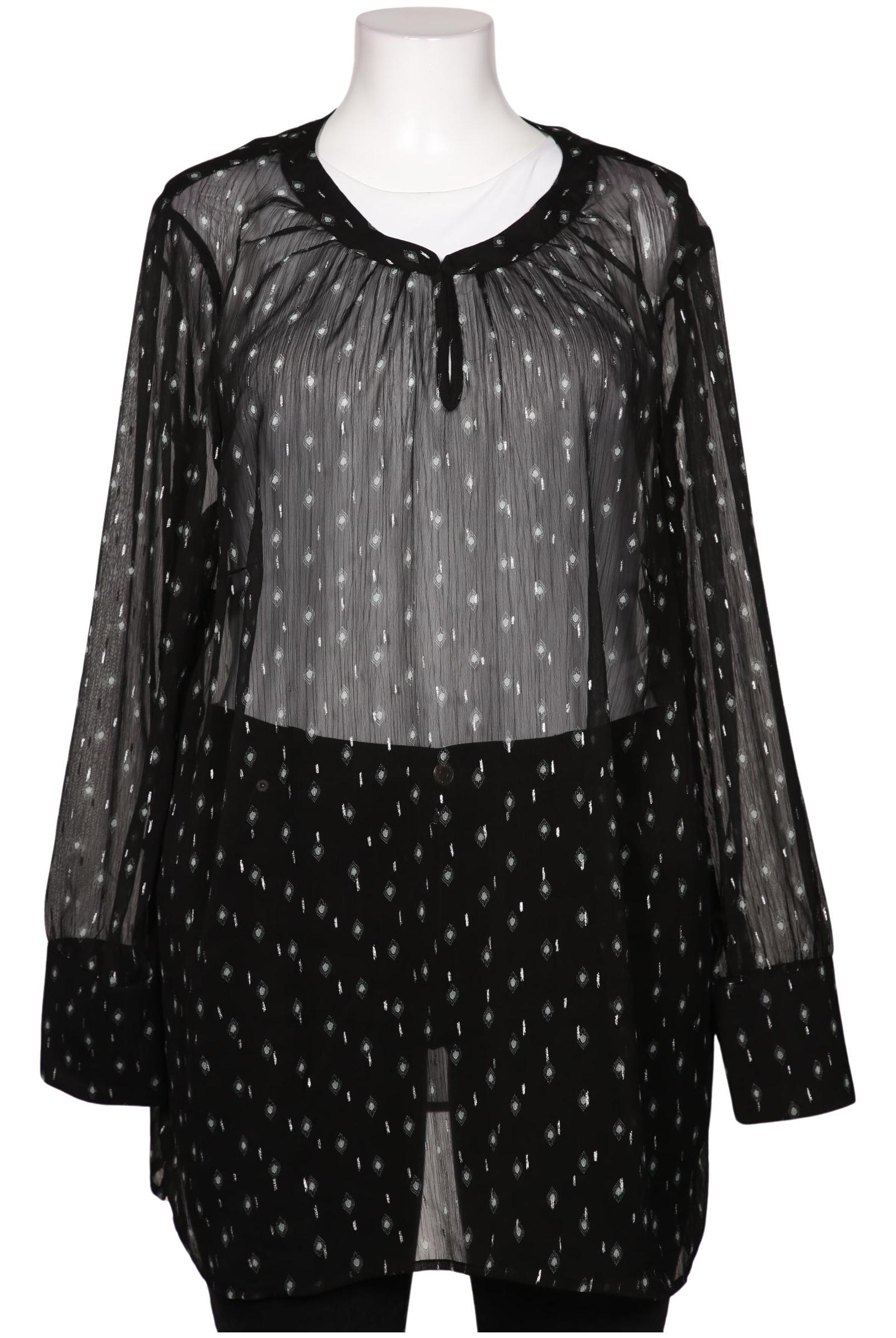 

Triangle Damen Bluse, schwarz, Gr. 50