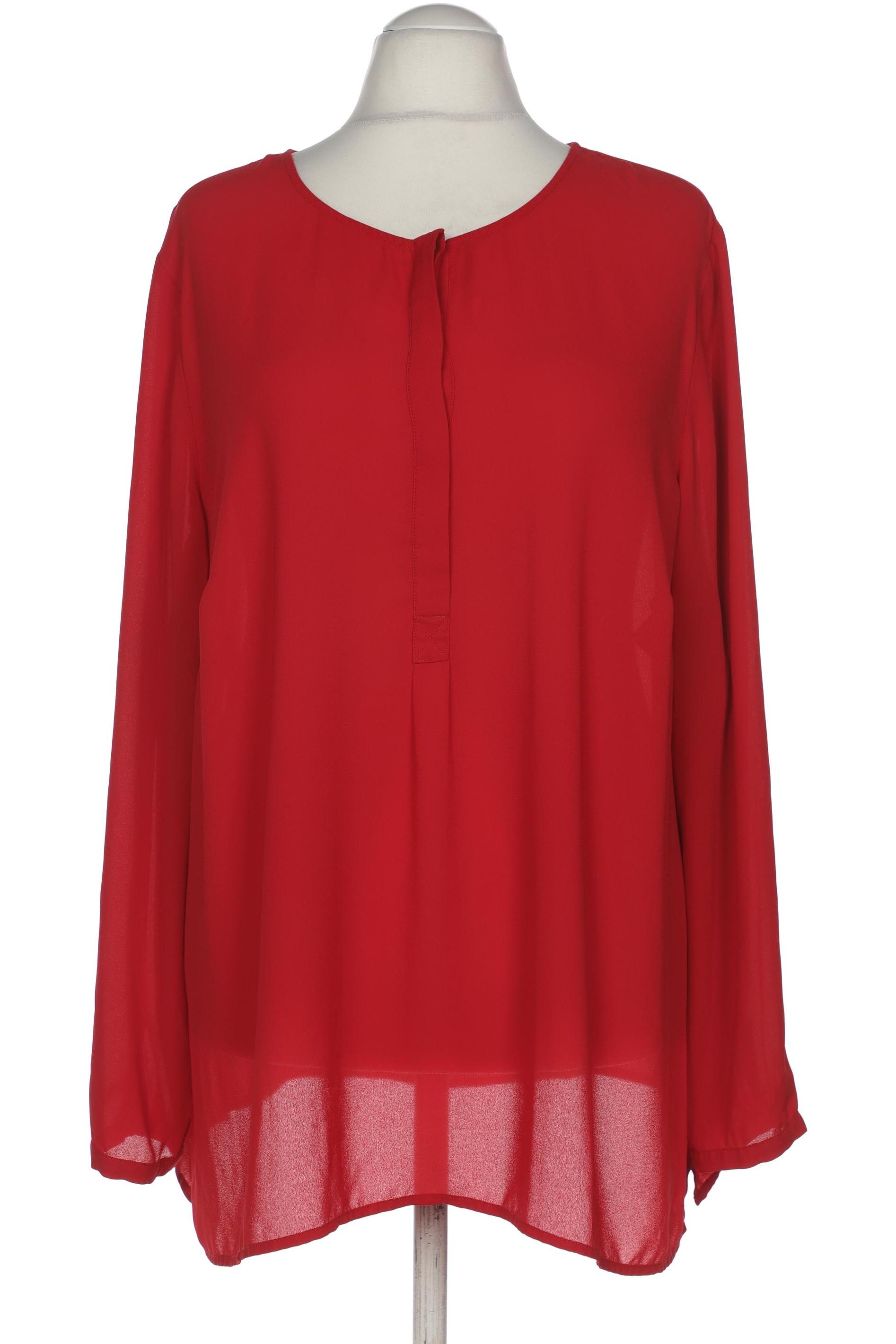 

Triangle Damen Bluse, rot, Gr. 56