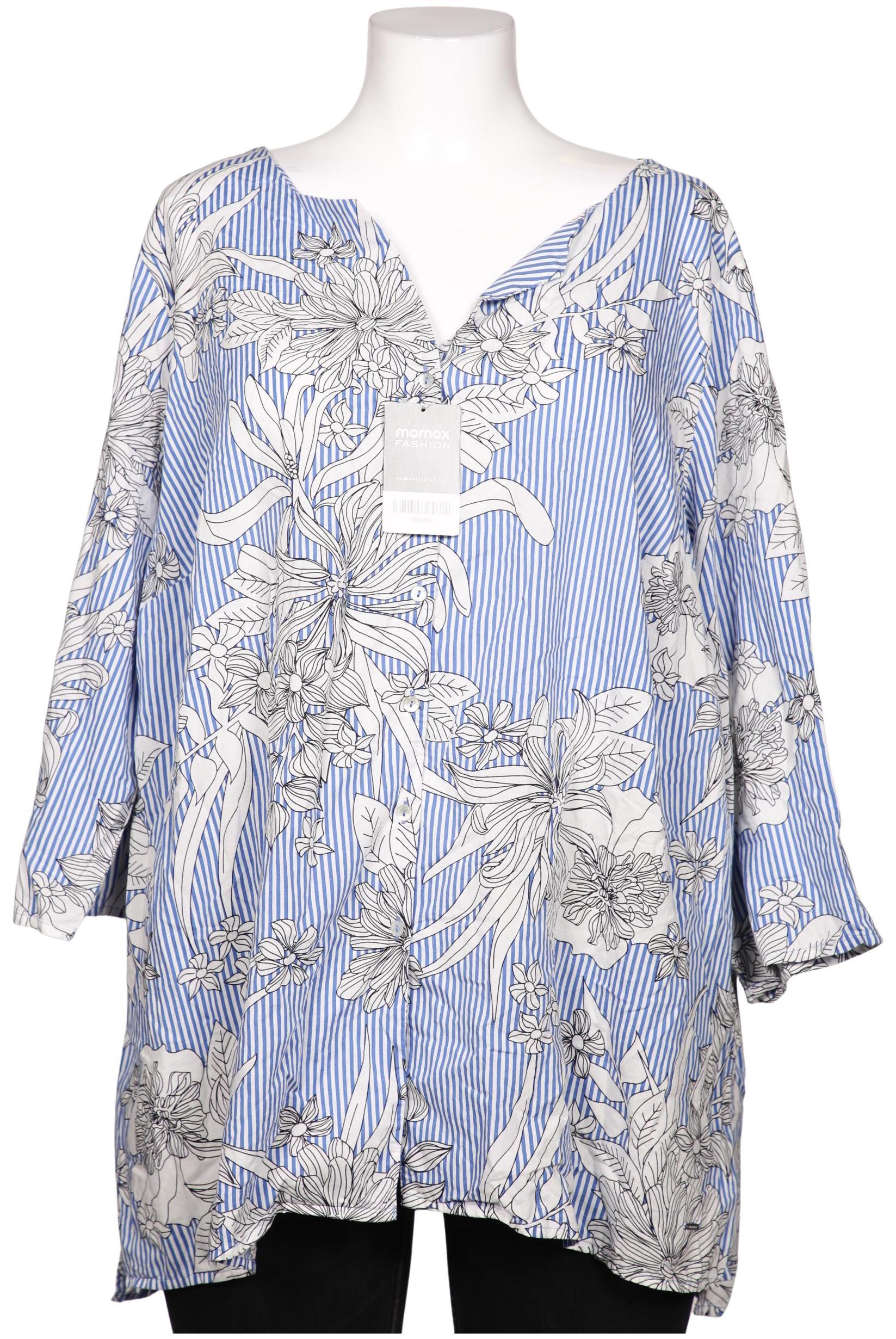 

Triangle Damen Bluse, blau, Gr. 52