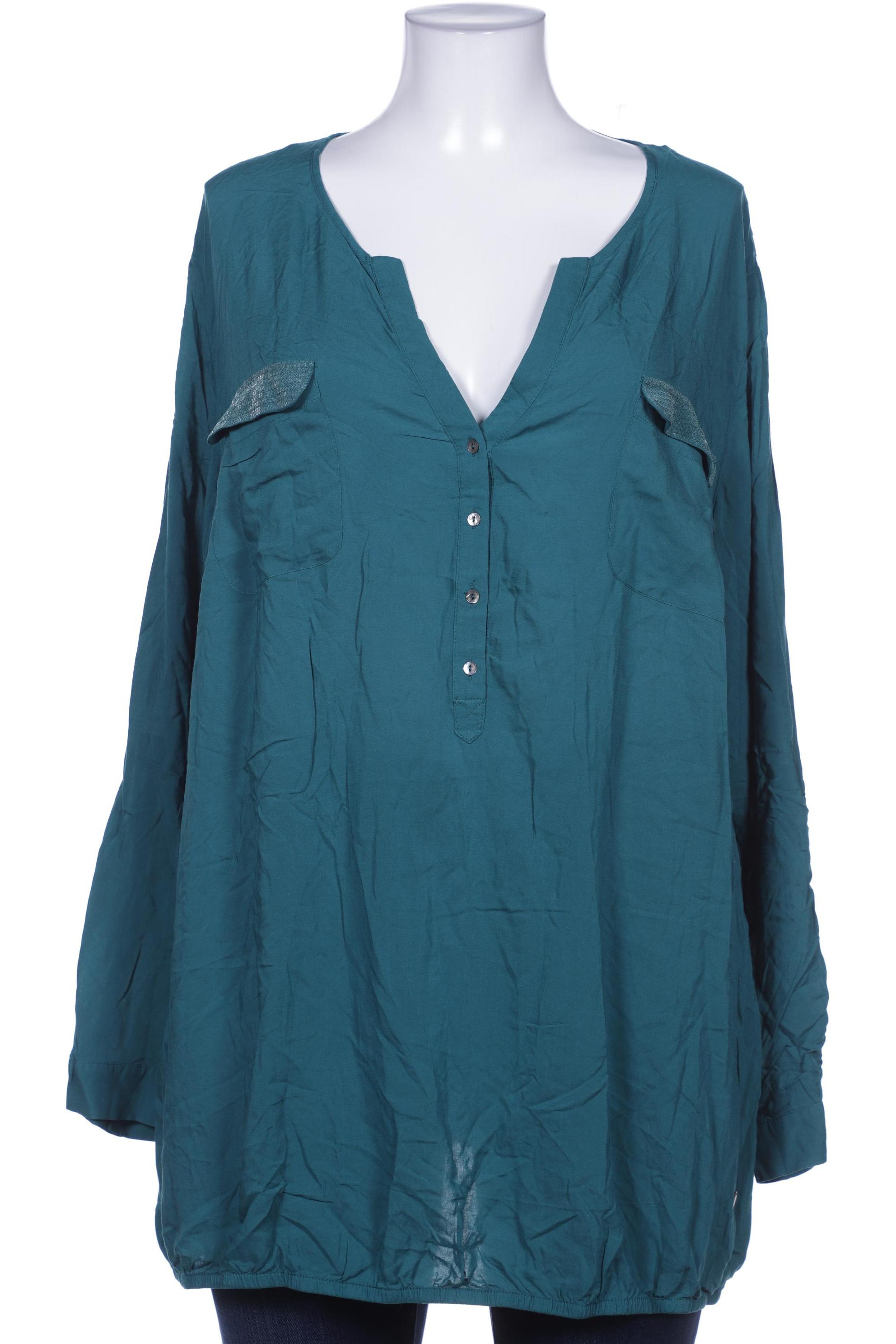 

Triangle Damen Bluse, türkis, Gr. 52