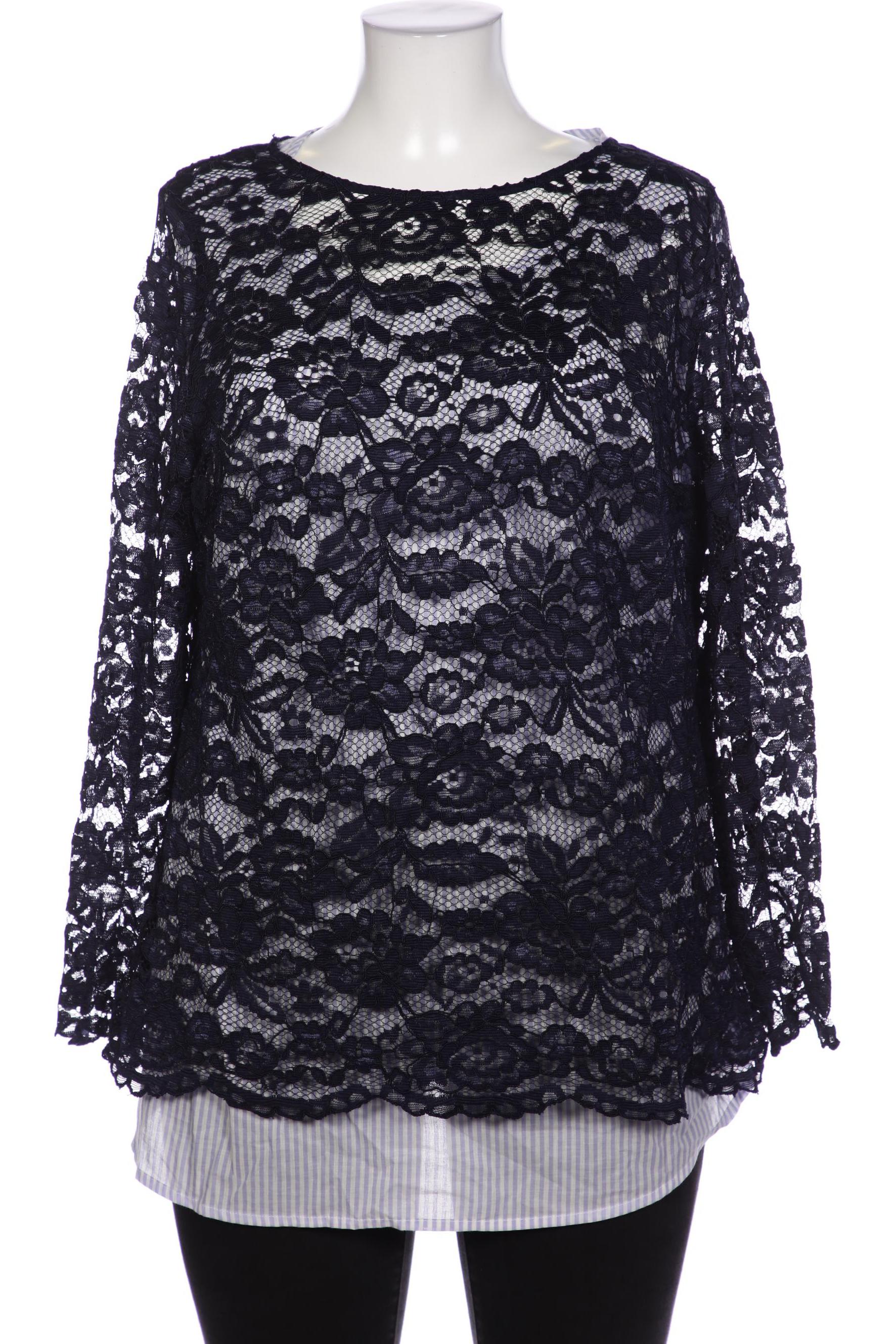 

Triangle Damen Bluse, marineblau, Gr. 46