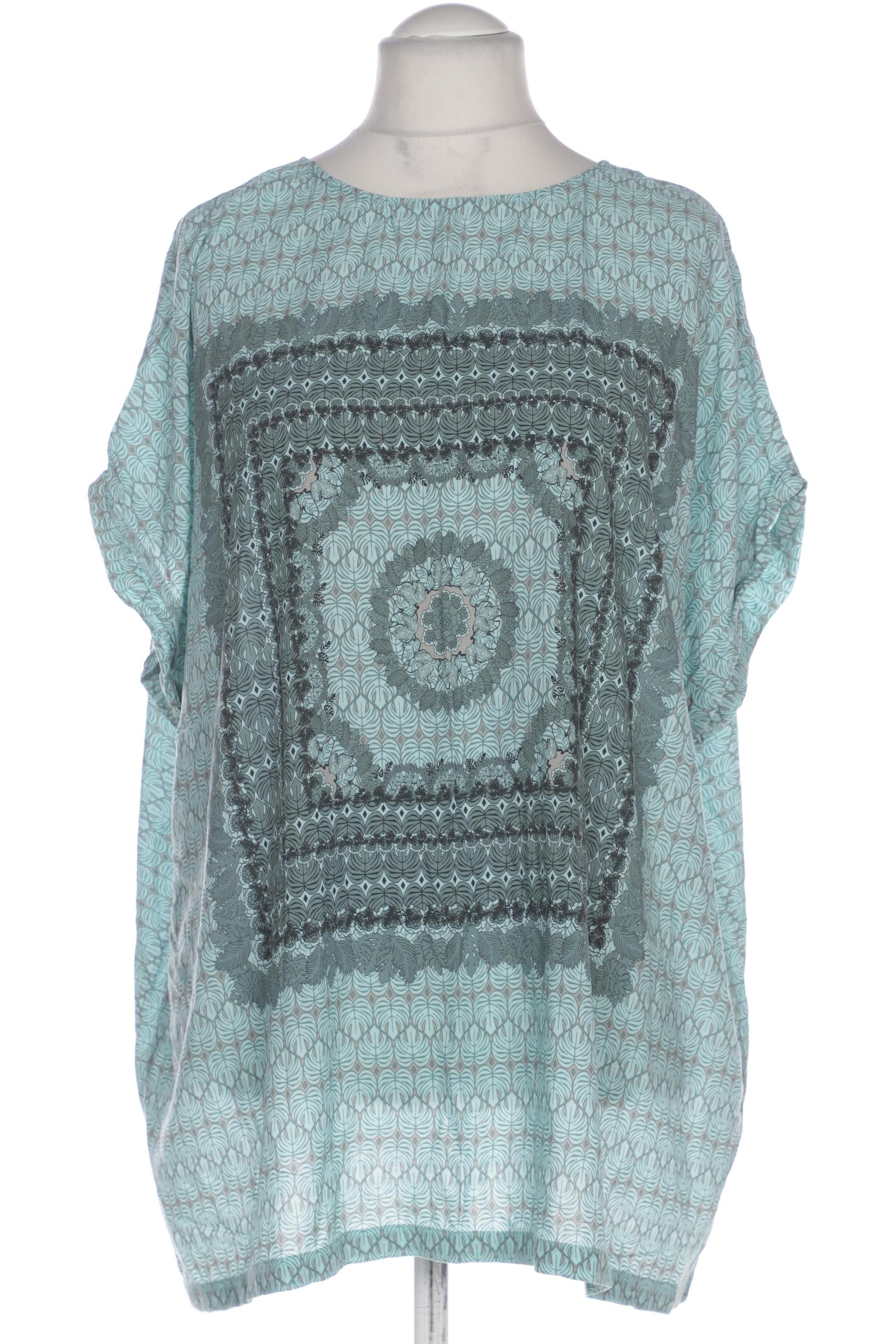 

Triangle Damen Bluse, türkis, Gr. 54