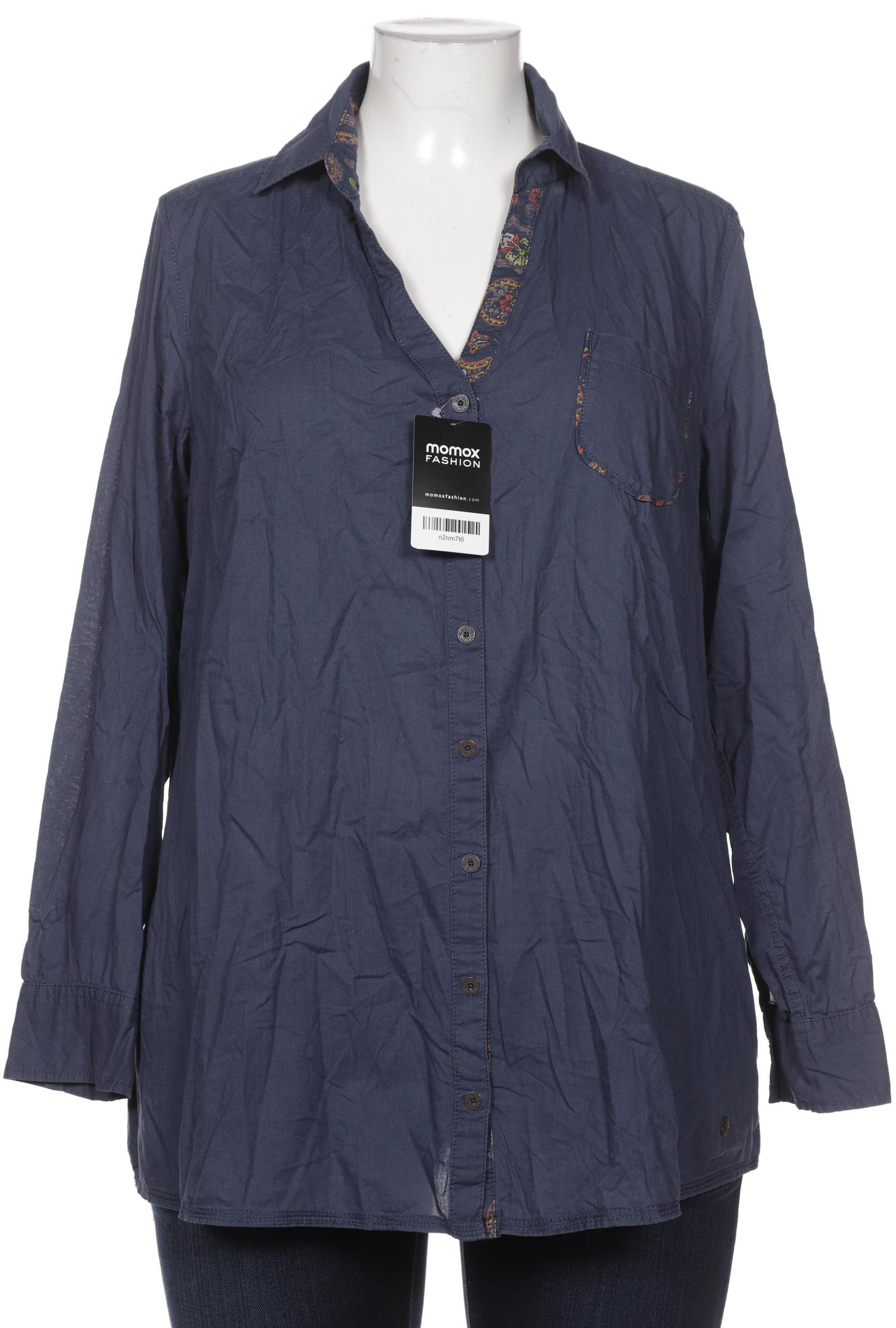 

Triangle Damen Bluse, marineblau, Gr. 48
