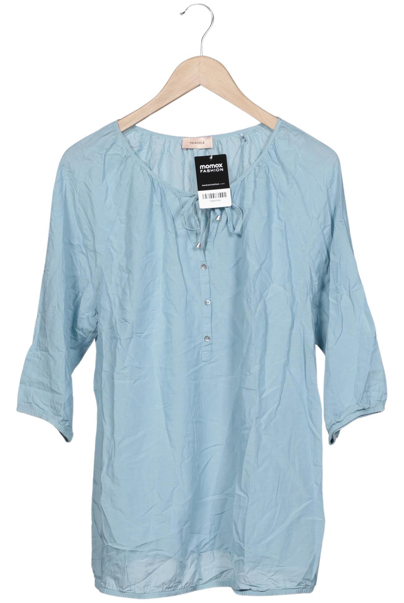 

Triangle Damen Bluse, hellblau, Gr. 48
