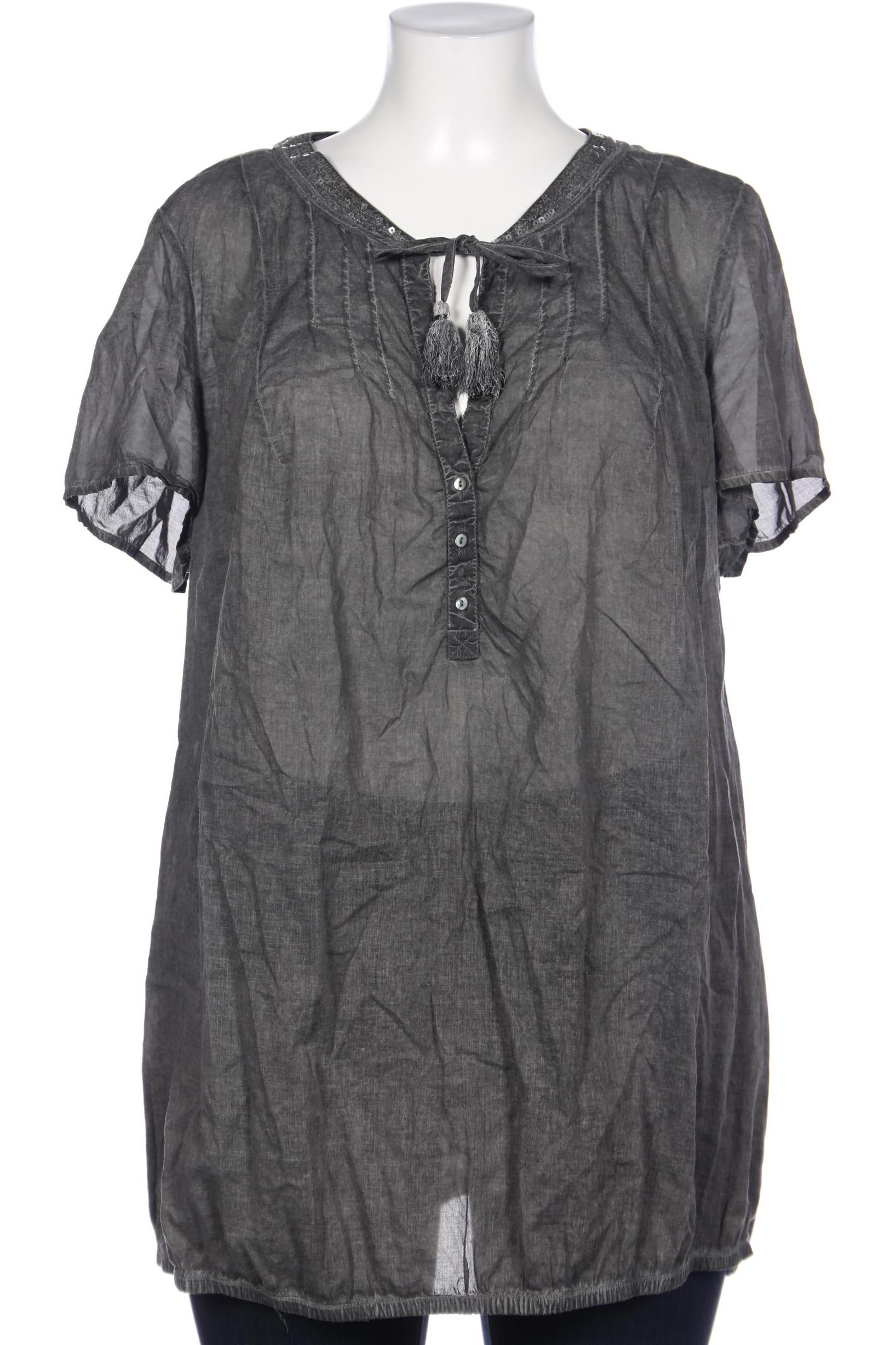 

Triangle Damen Bluse, grau, Gr. 50