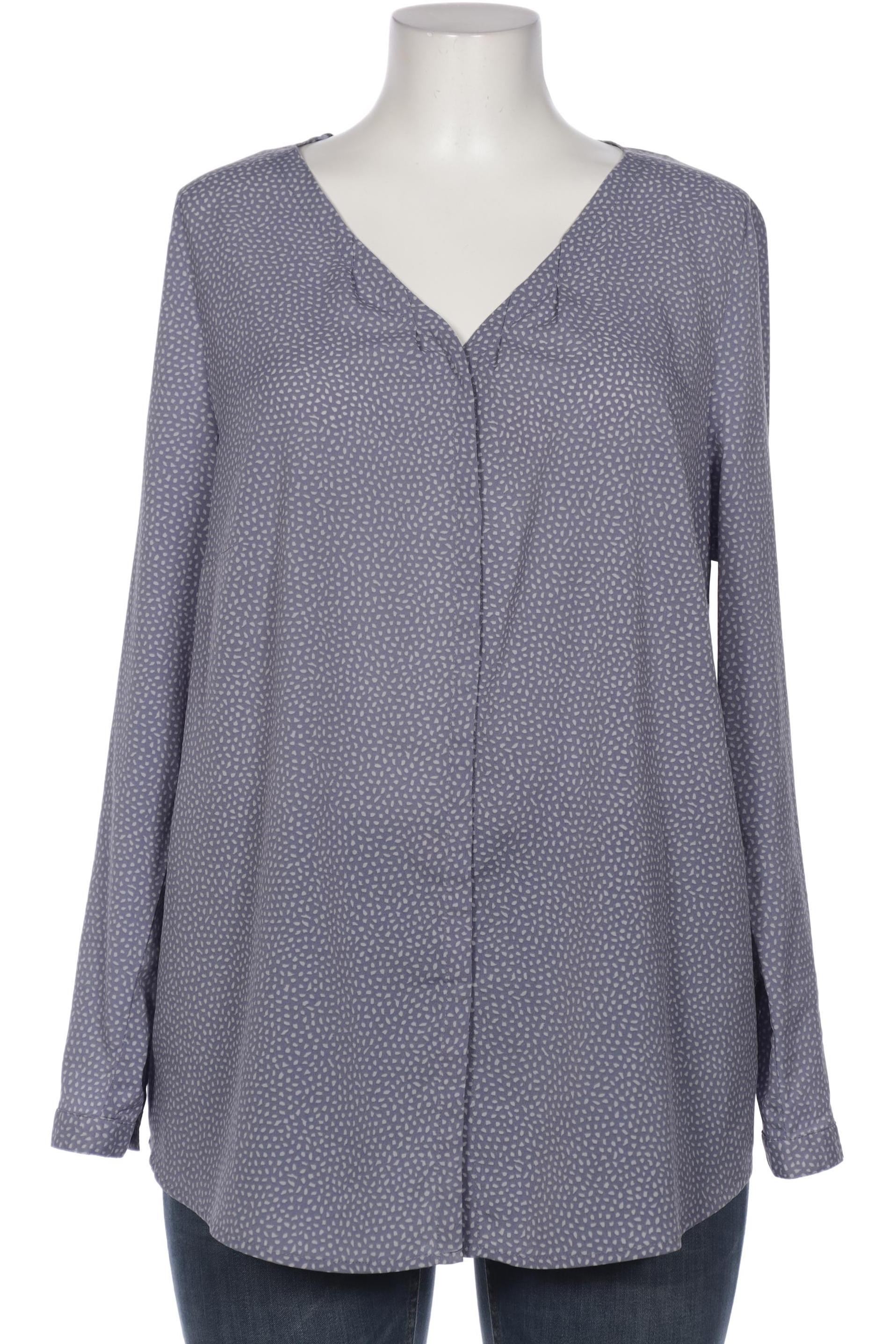 

Triangle Damen Bluse, blau, Gr. 48