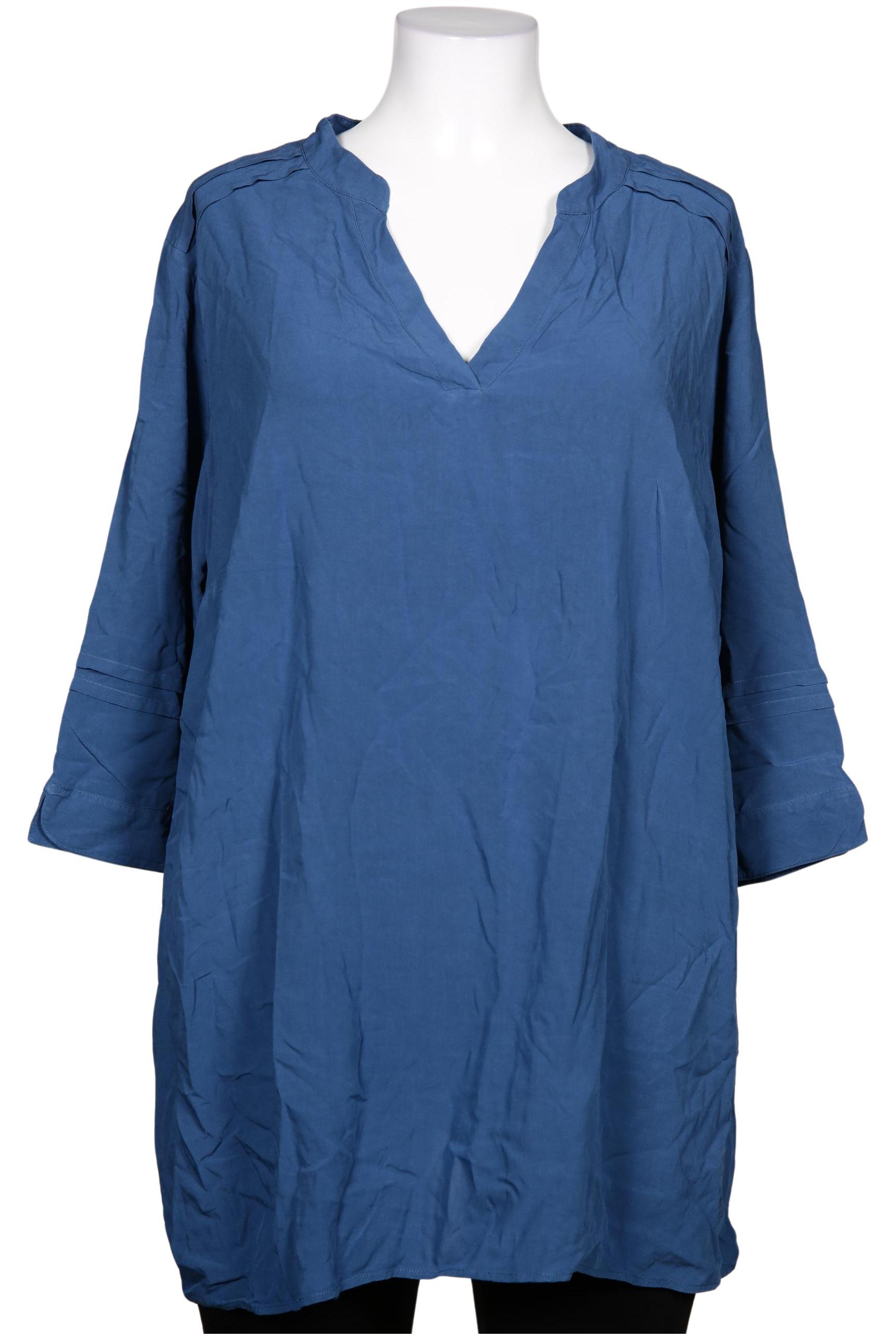 

Triangle Damen Bluse, blau, Gr. 54