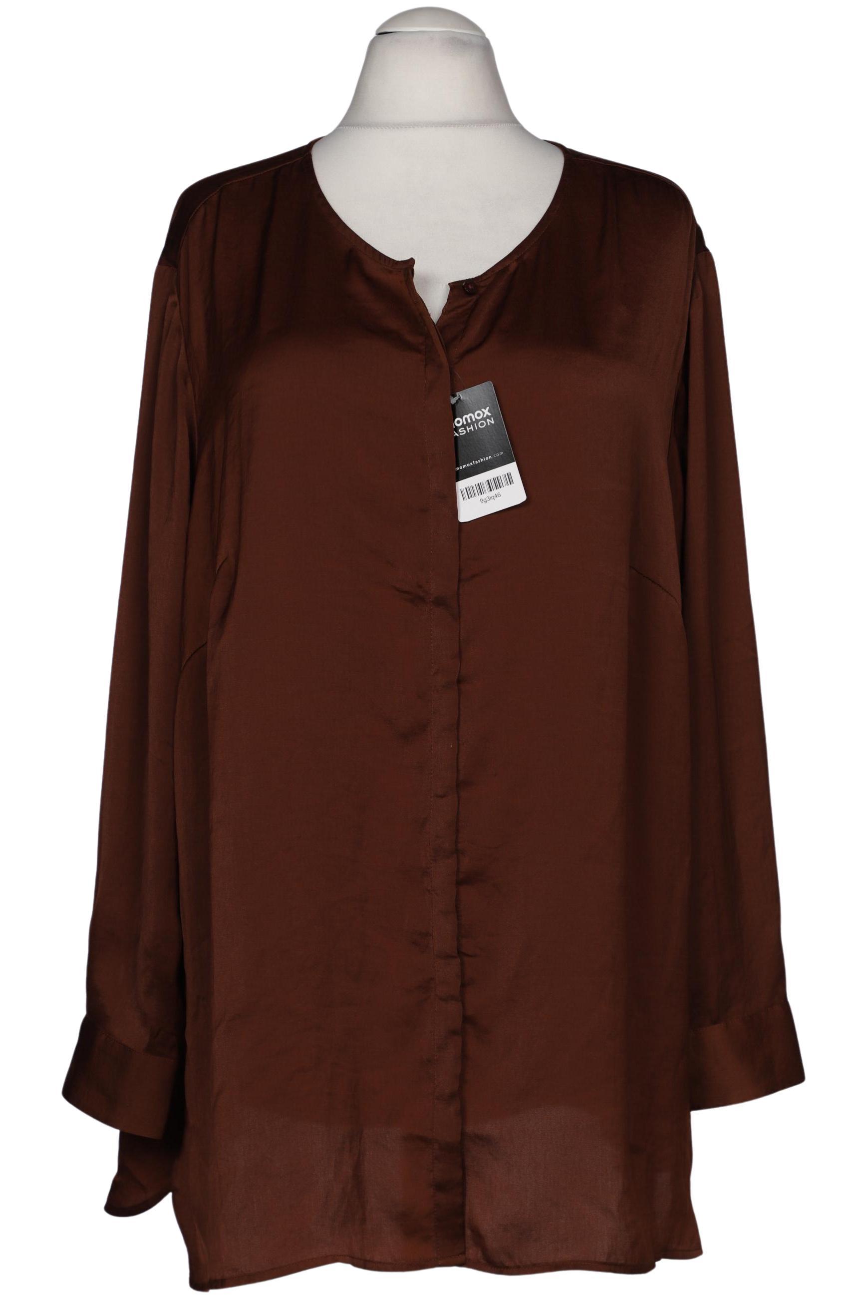 

Triangle Damen Bluse, braun, Gr. 54