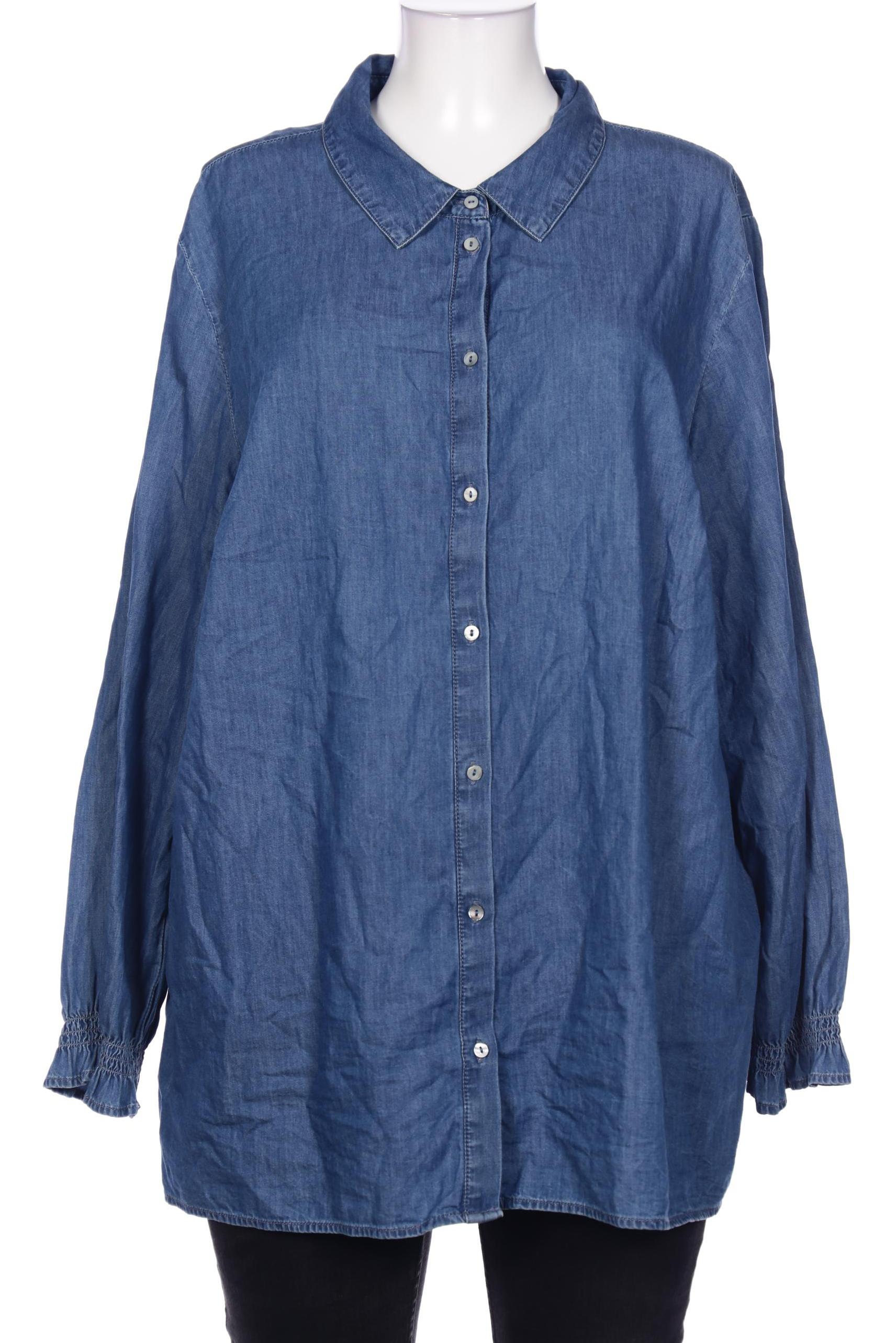 

Triangle Damen Bluse, blau, Gr. 52
