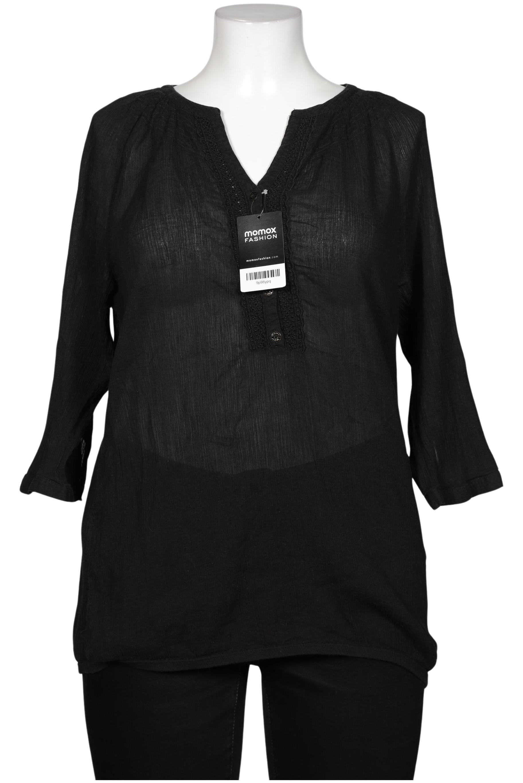 

Triangle Damen Bluse, schwarz, Gr. 46