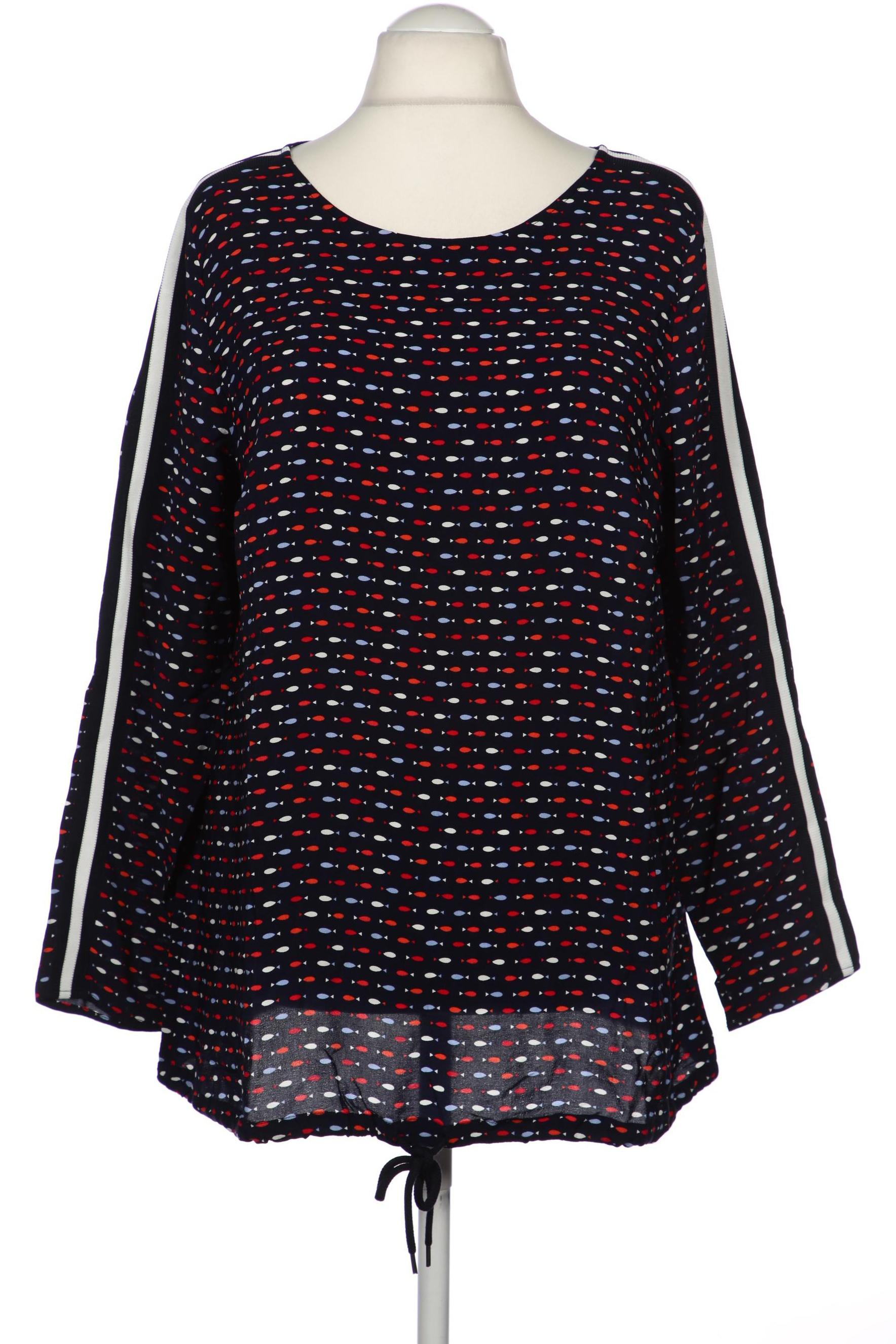 

Triangle Damen Bluse, marineblau, Gr. 48