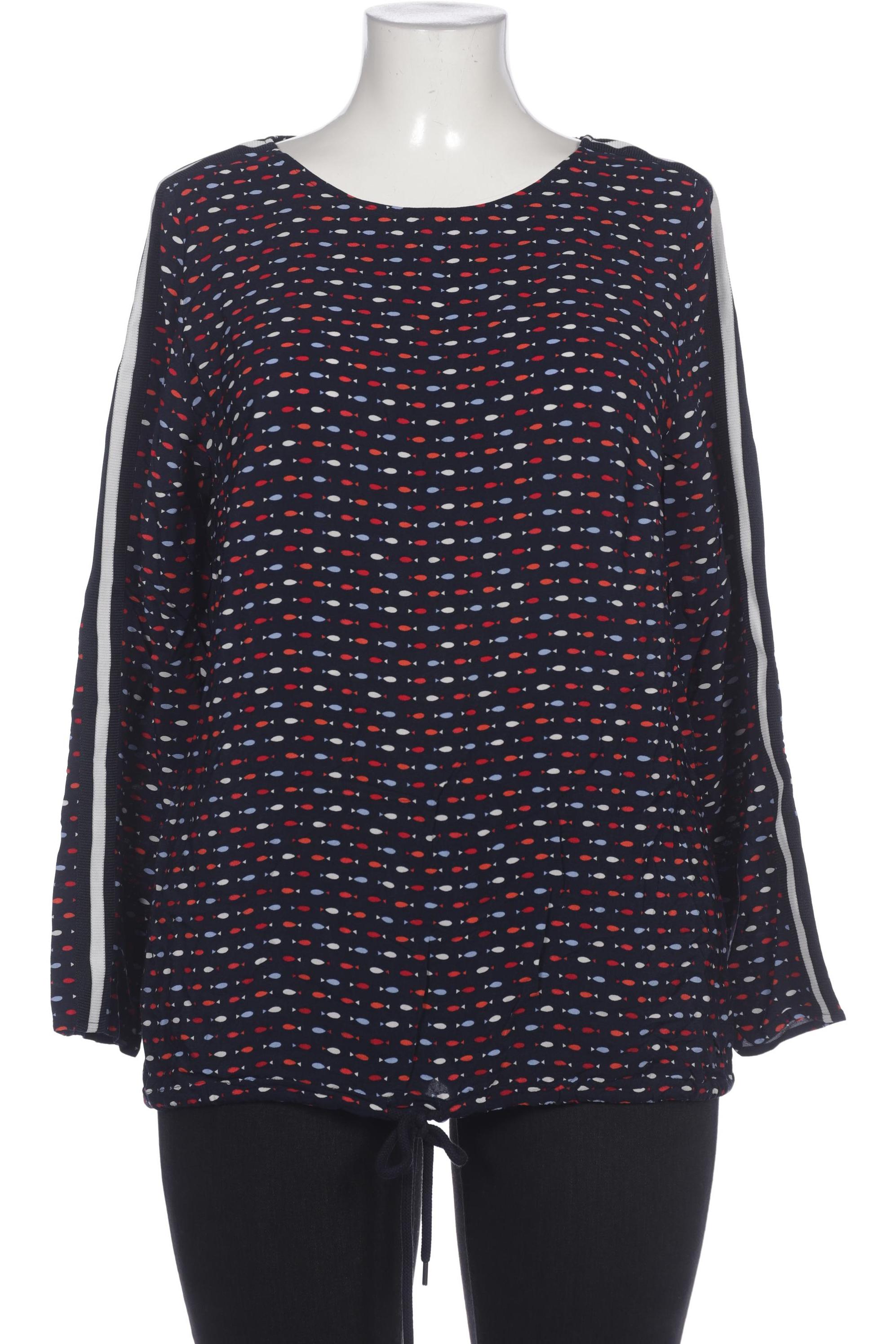 

Triangle Damen Bluse, marineblau, Gr. 46