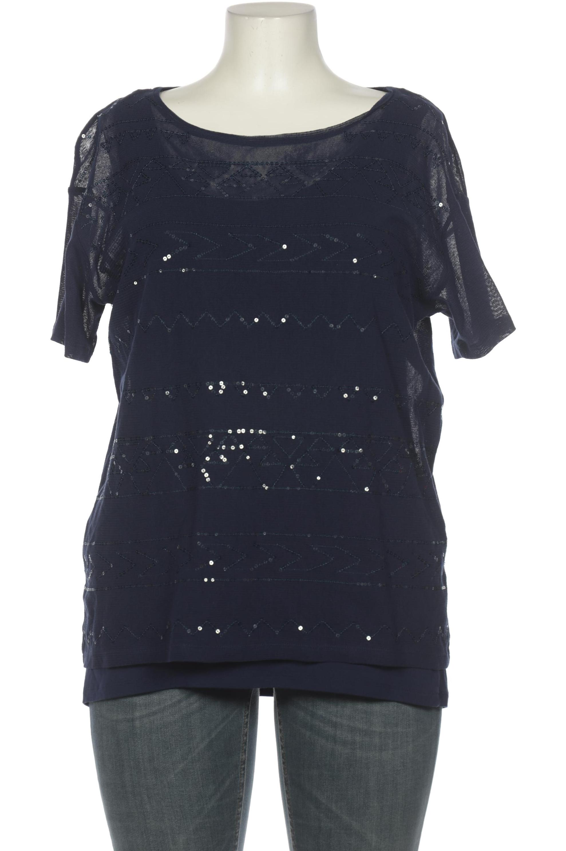 

Triangle Damen Bluse, marineblau, Gr. 42