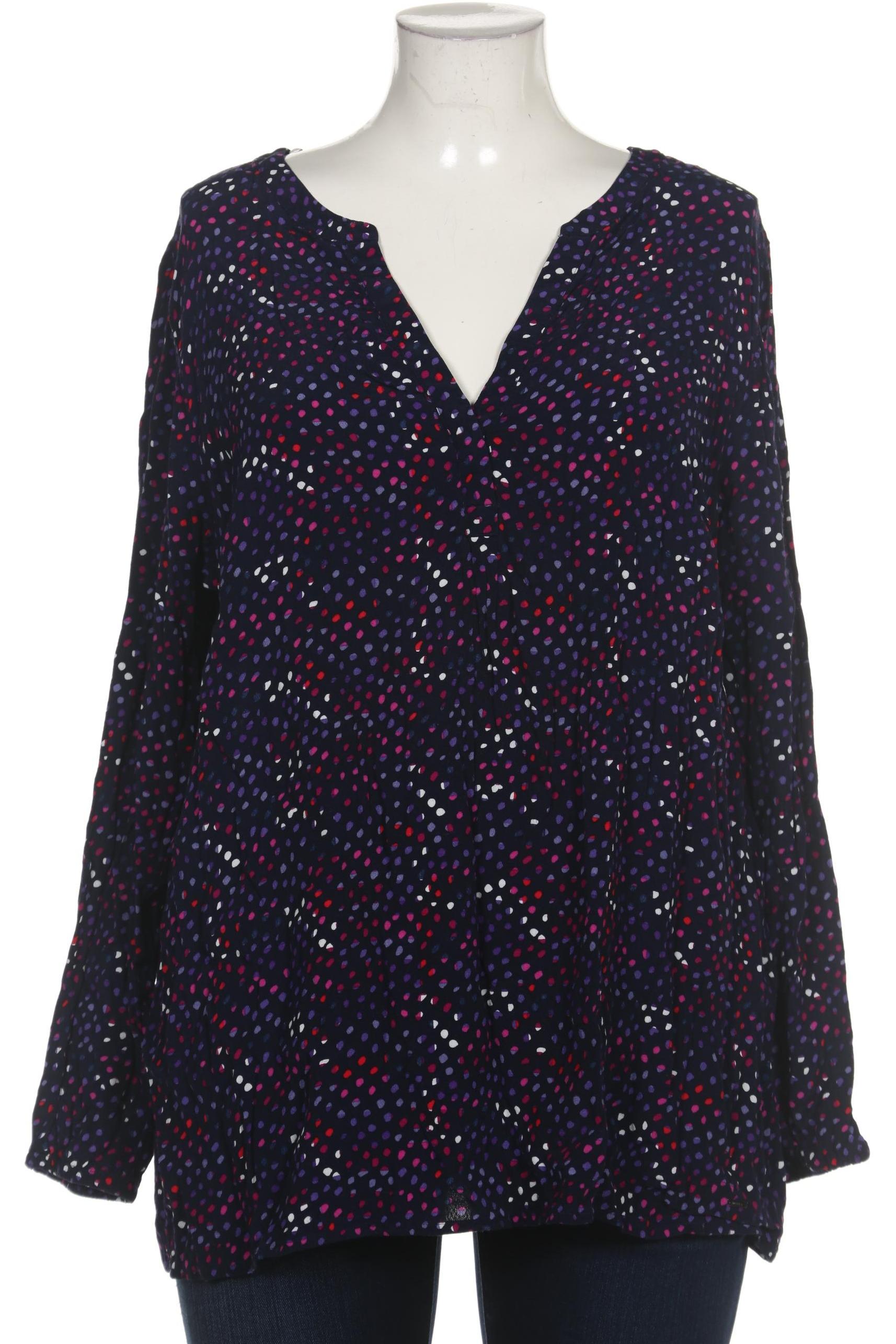 

Triangle Damen Bluse, marineblau, Gr. 48