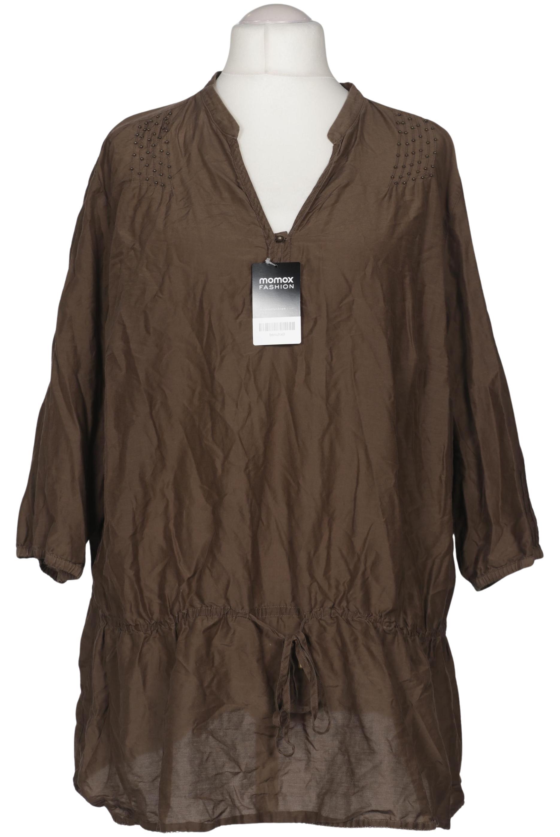 

Triangle Damen Bluse, braun, Gr. 54