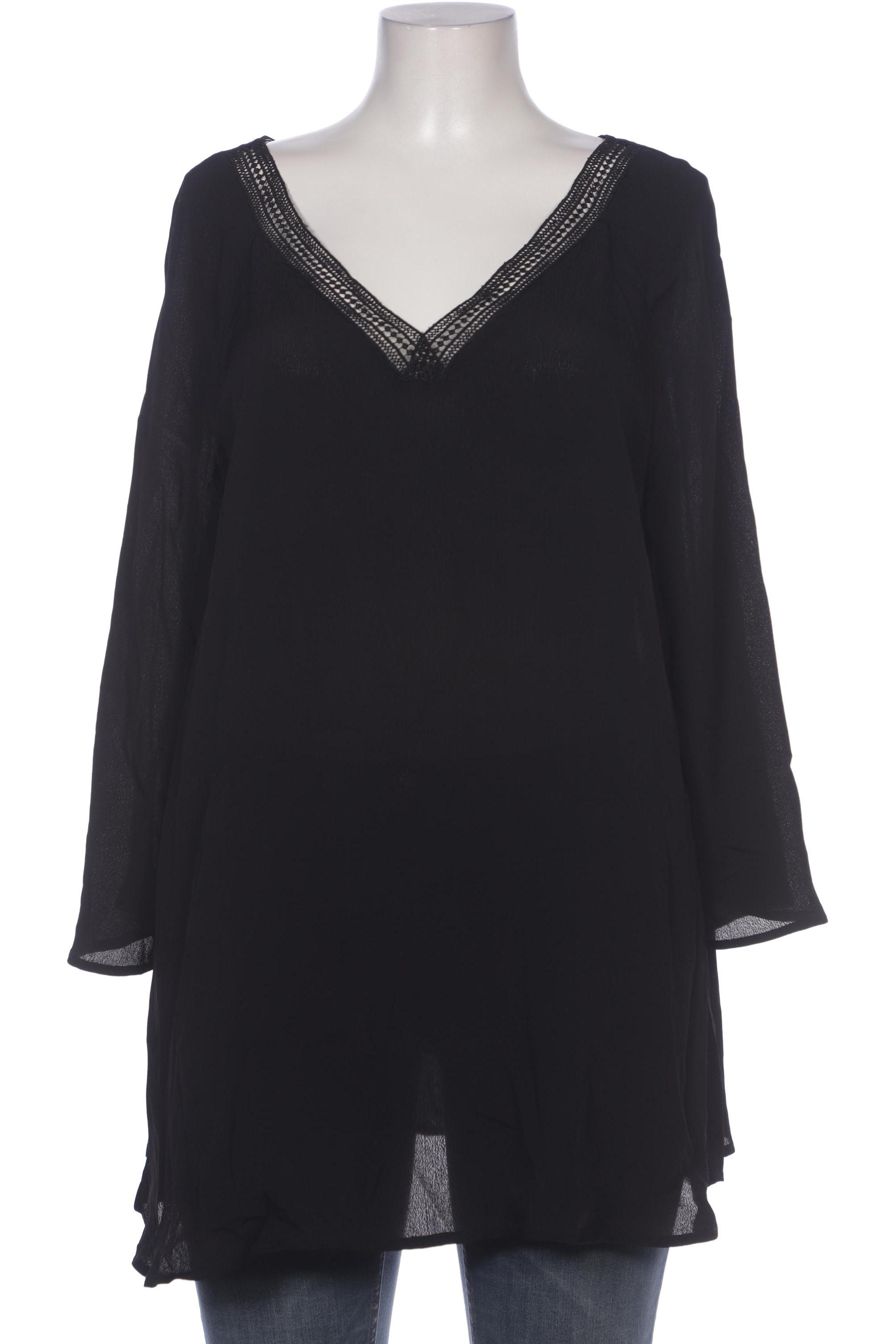 

Triangle Damen Bluse, schwarz, Gr. 48