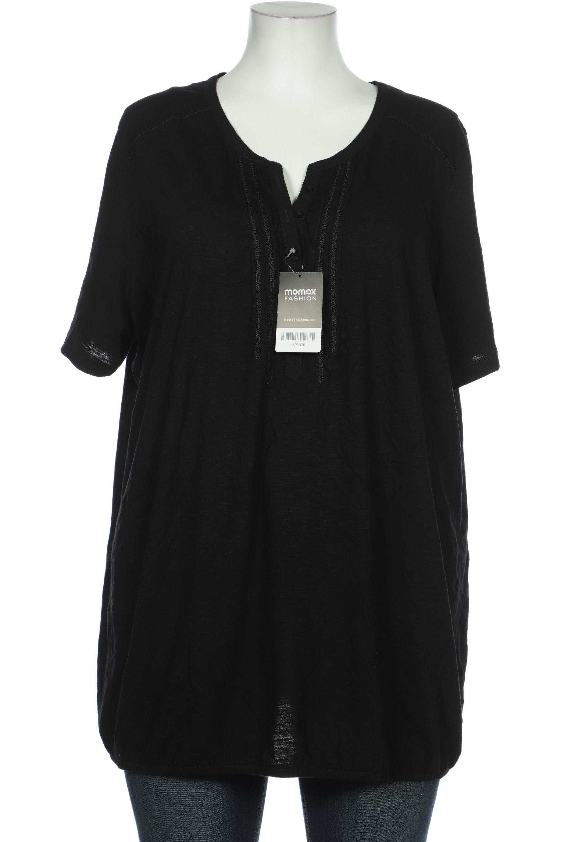 

Triangle Damen Bluse, schwarz, Gr. 52