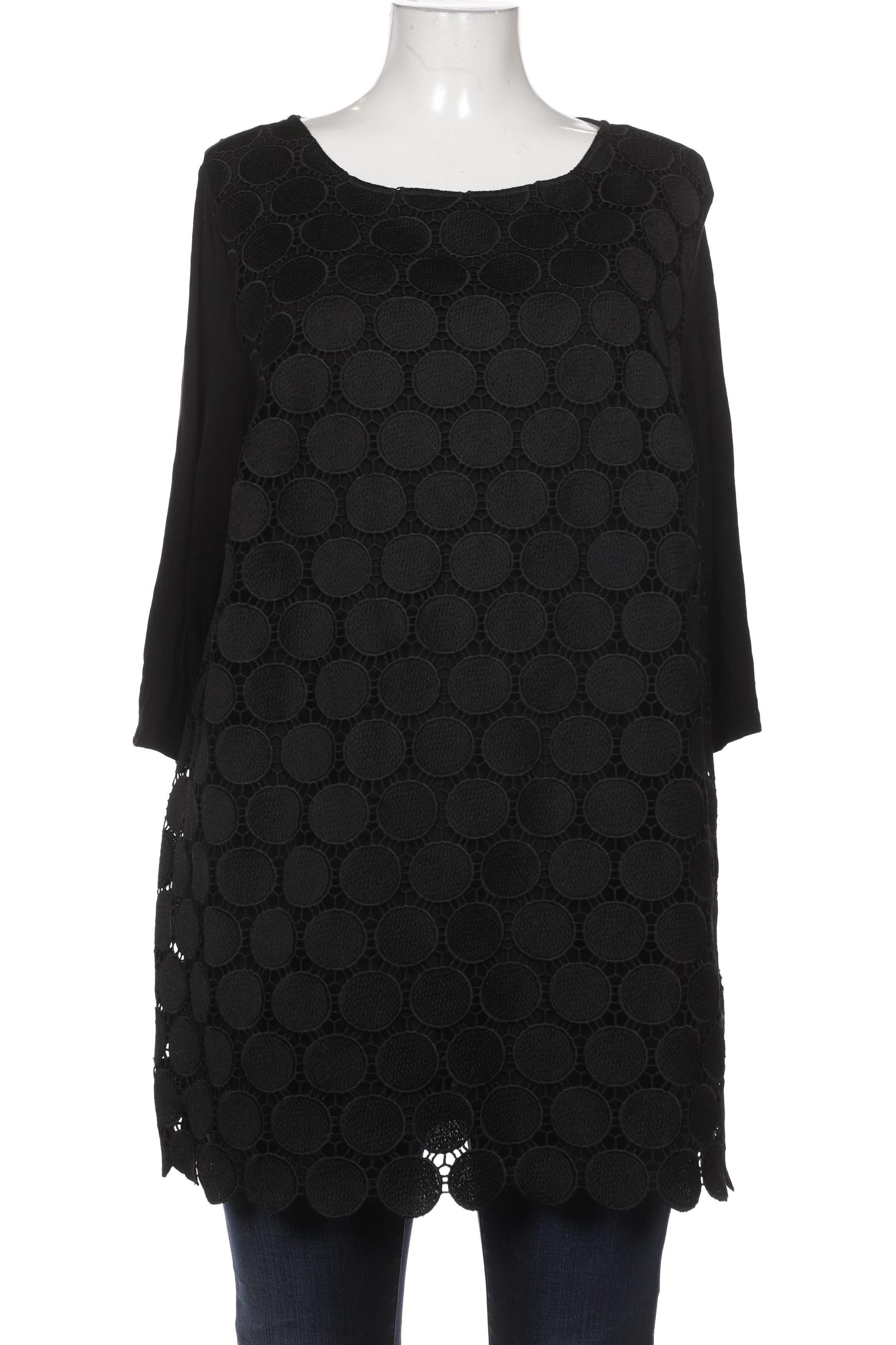

Triangle Damen Bluse, schwarz, Gr. 50