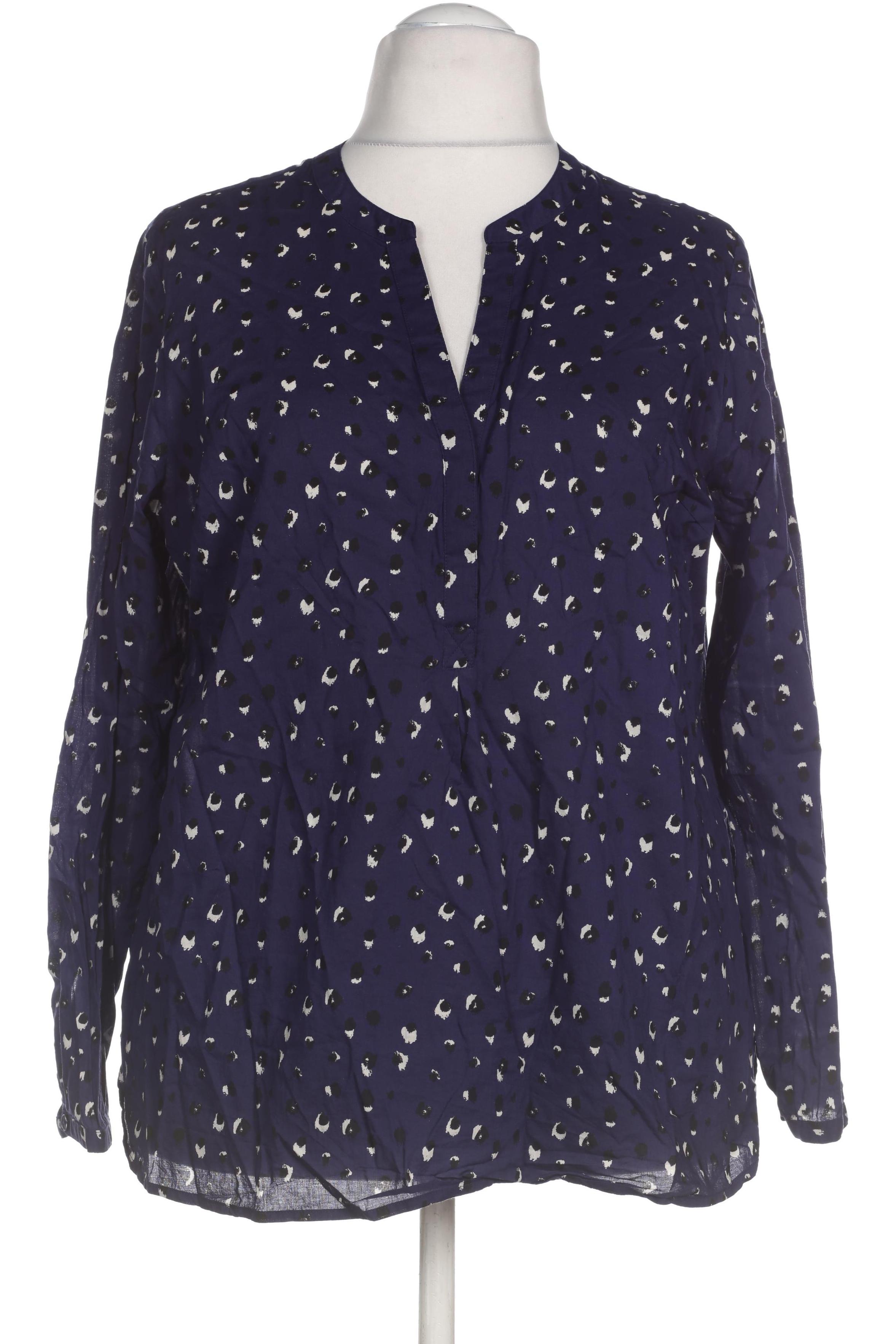 

Triangle Damen Bluse, blau, Gr. 48