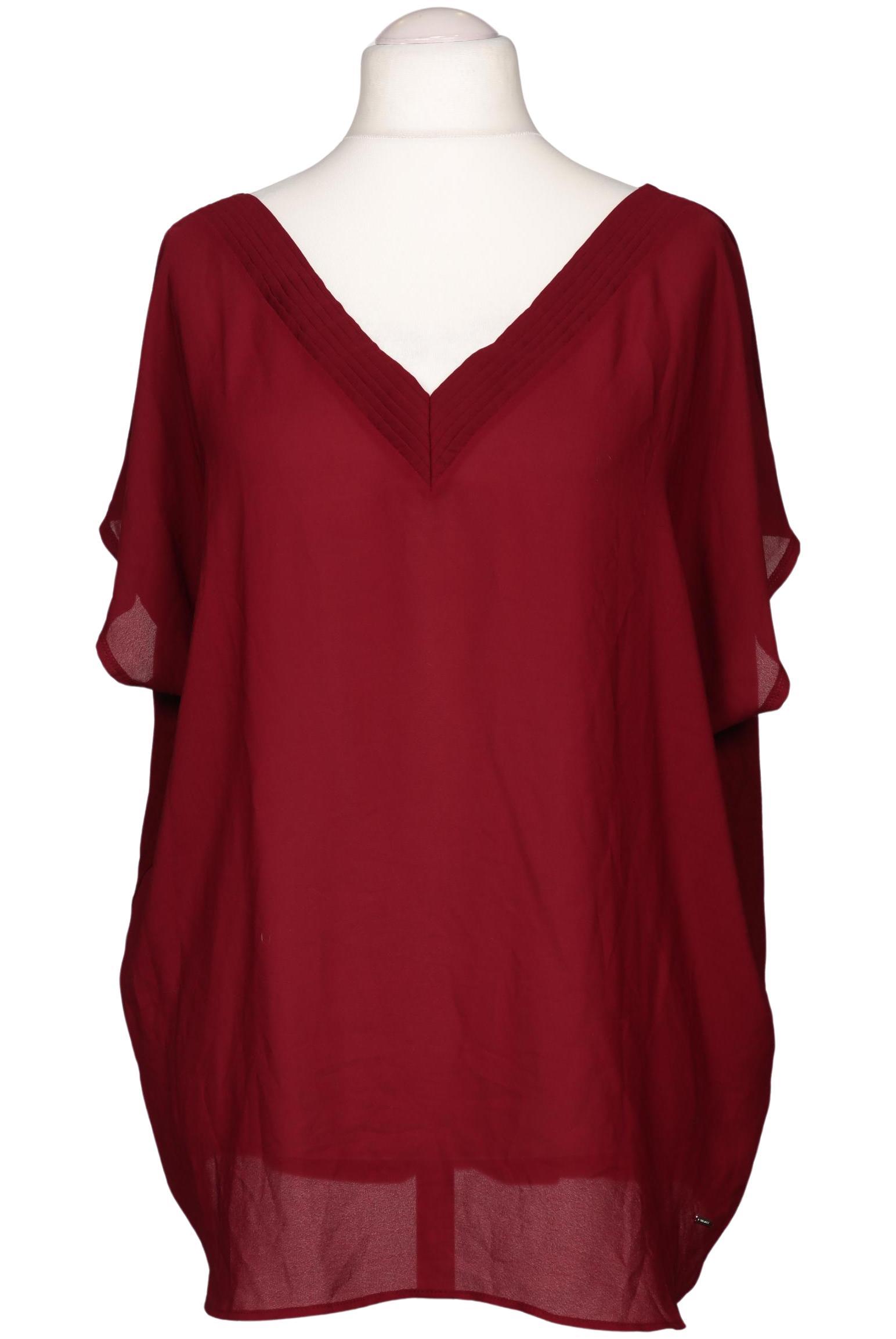 

Triangle Damen Bluse, bordeaux, Gr. 50