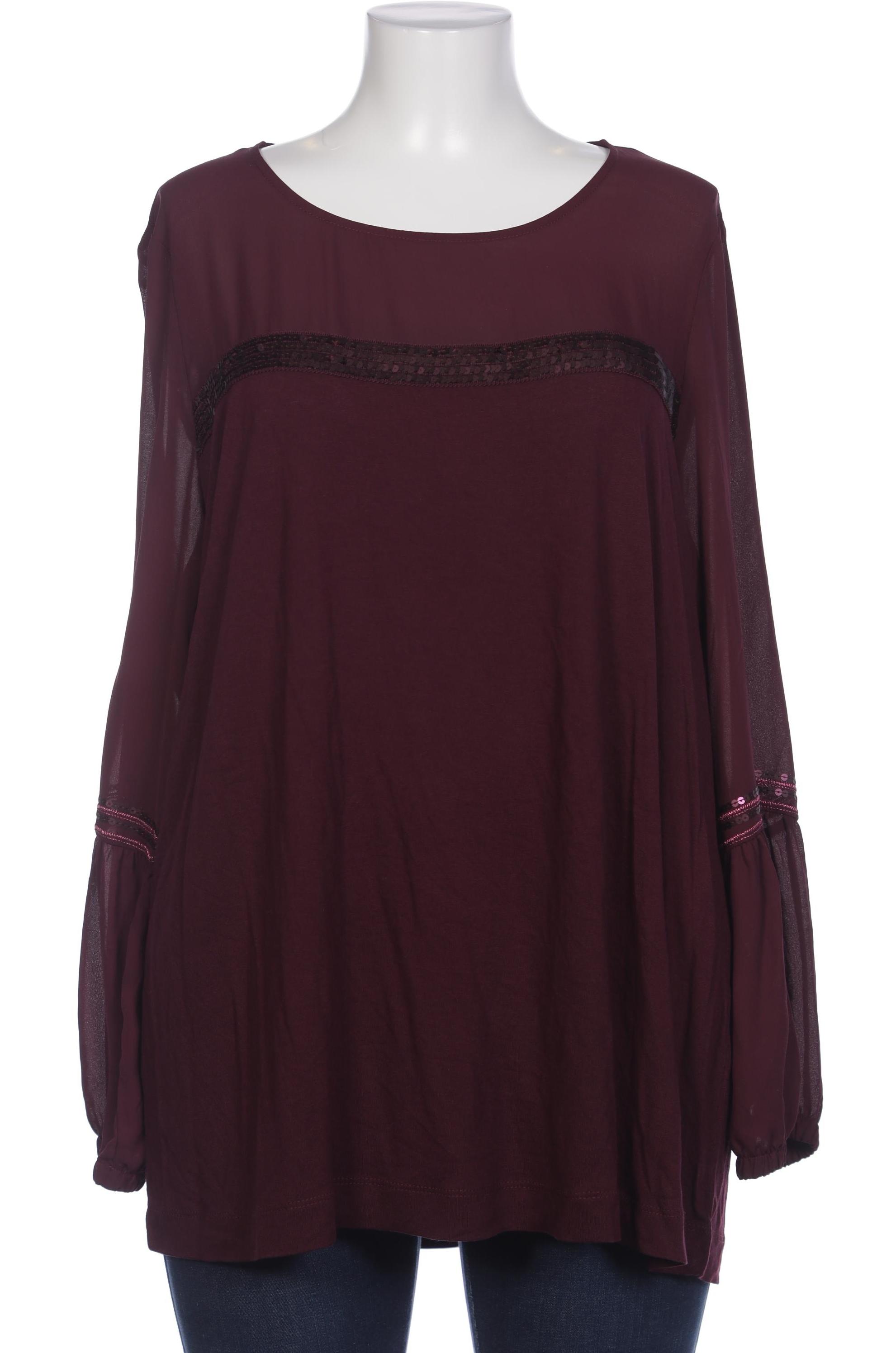 

Triangle Damen Bluse, bordeaux, Gr. 48