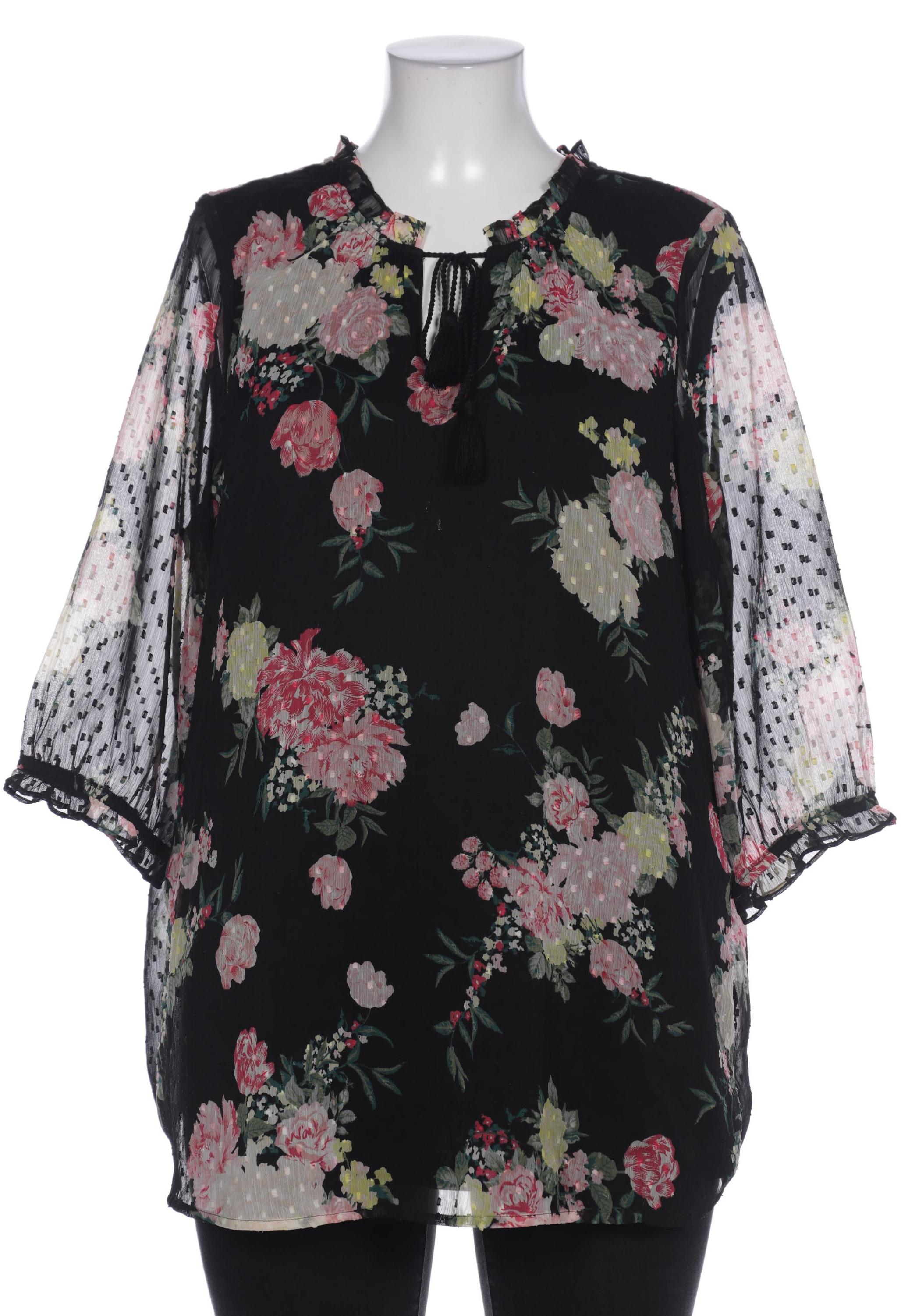 

Triangle Damen Bluse, schwarz, Gr. 48