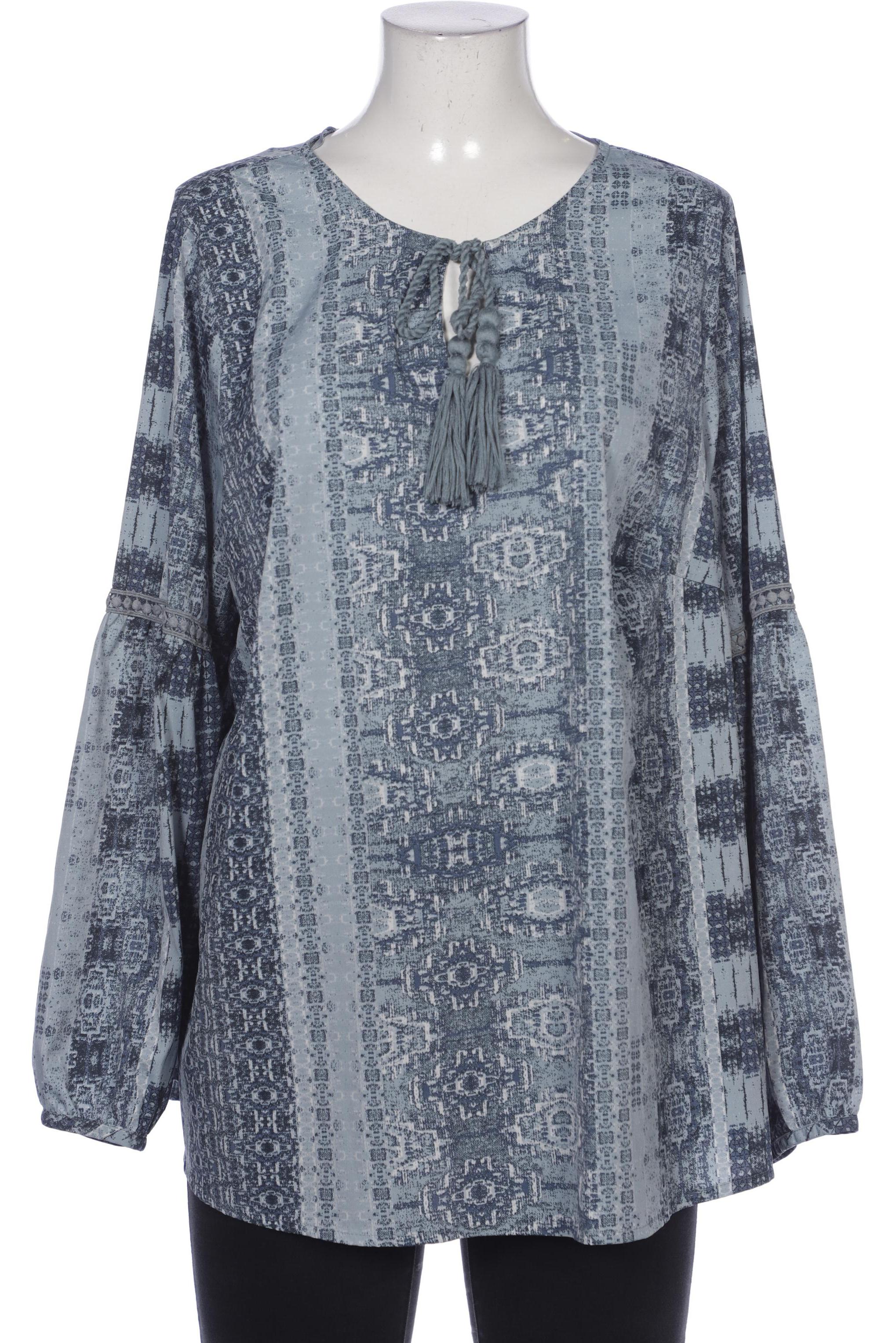 

Triangle Damen Bluse, blau, Gr. 50