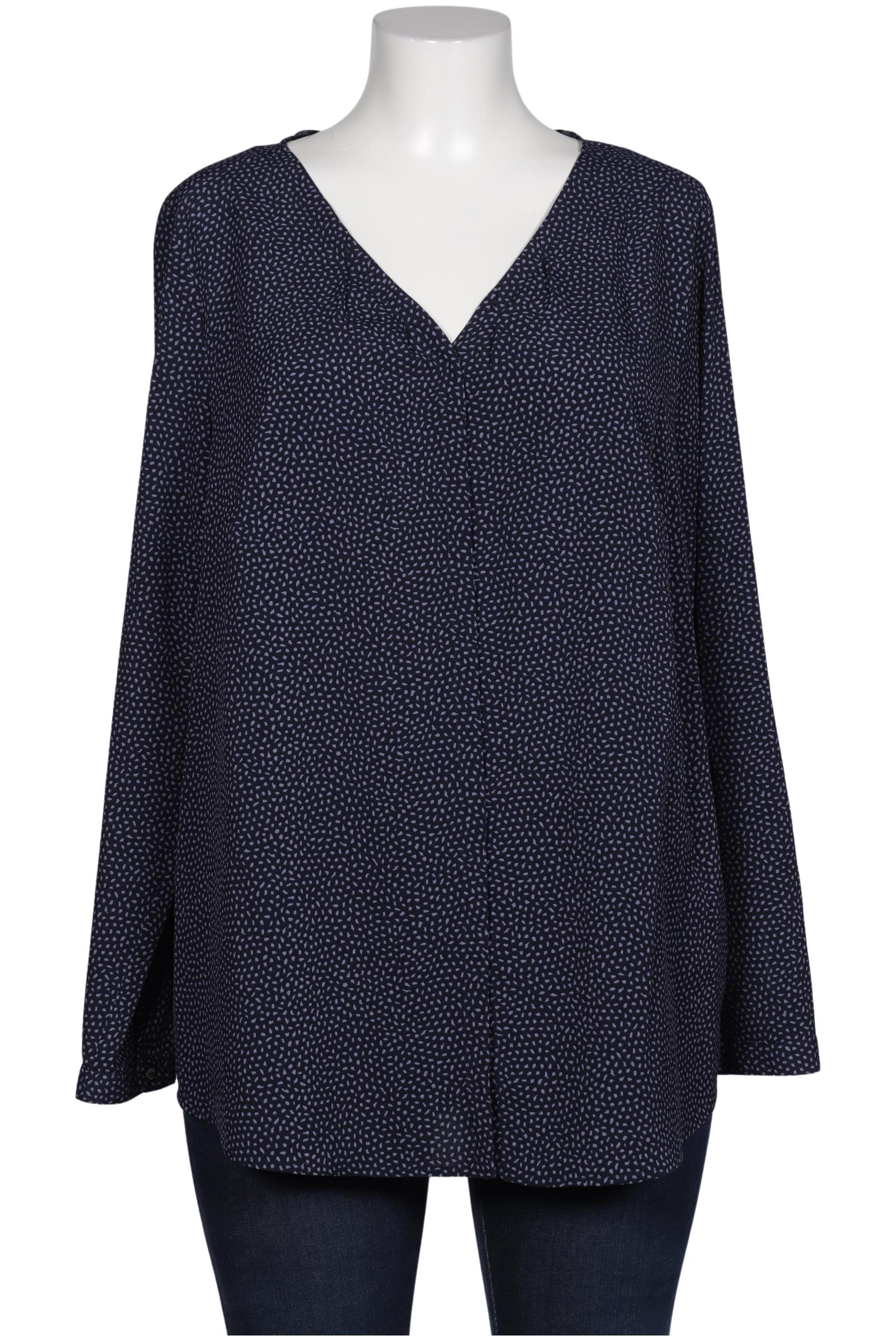 

Triangle Damen Bluse, marineblau, Gr. 48